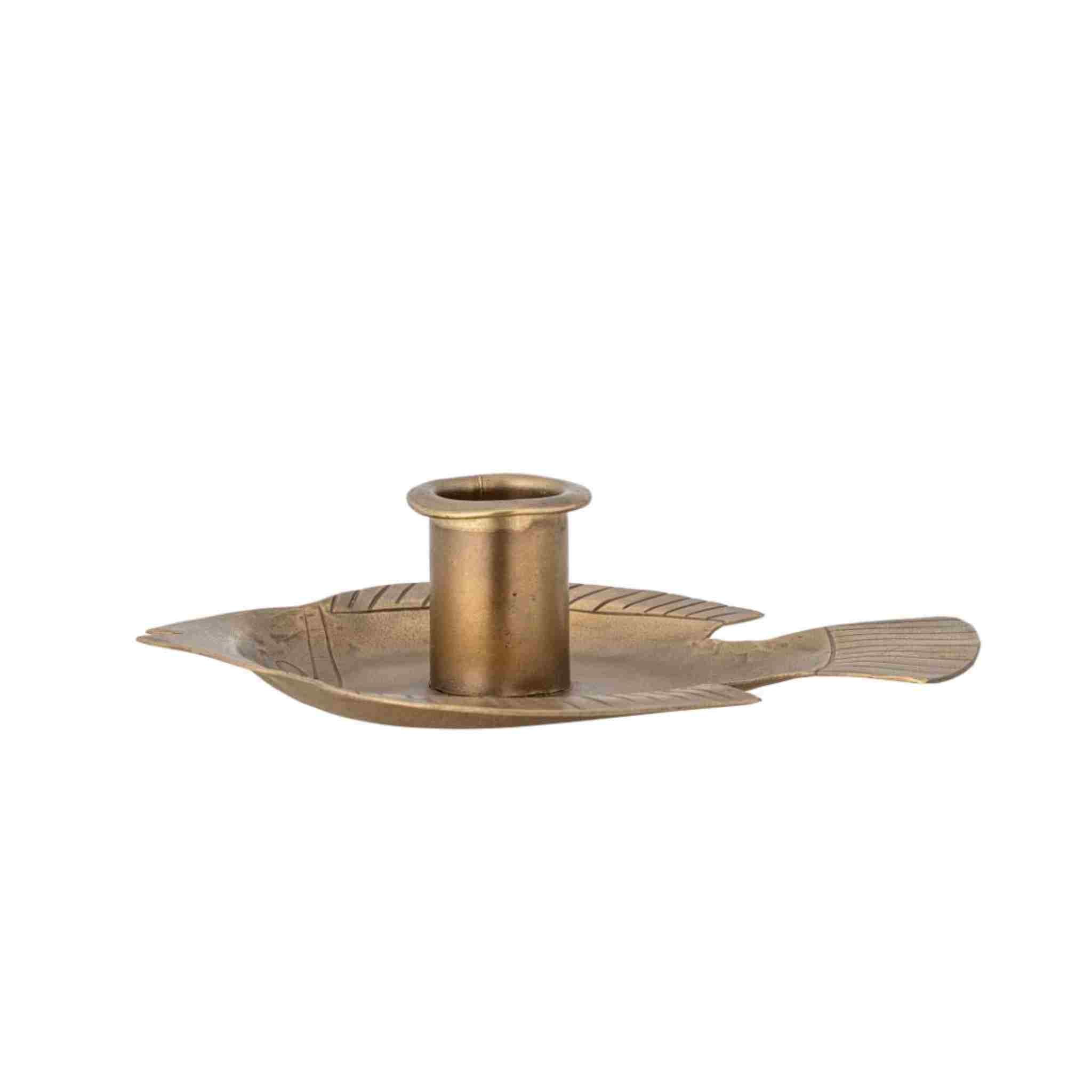 Brass Fish Candle Holder