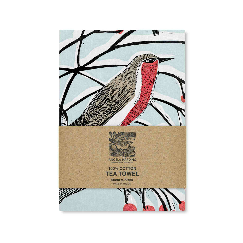 Bringing Back the Tree Tea Towel by Angela Harding