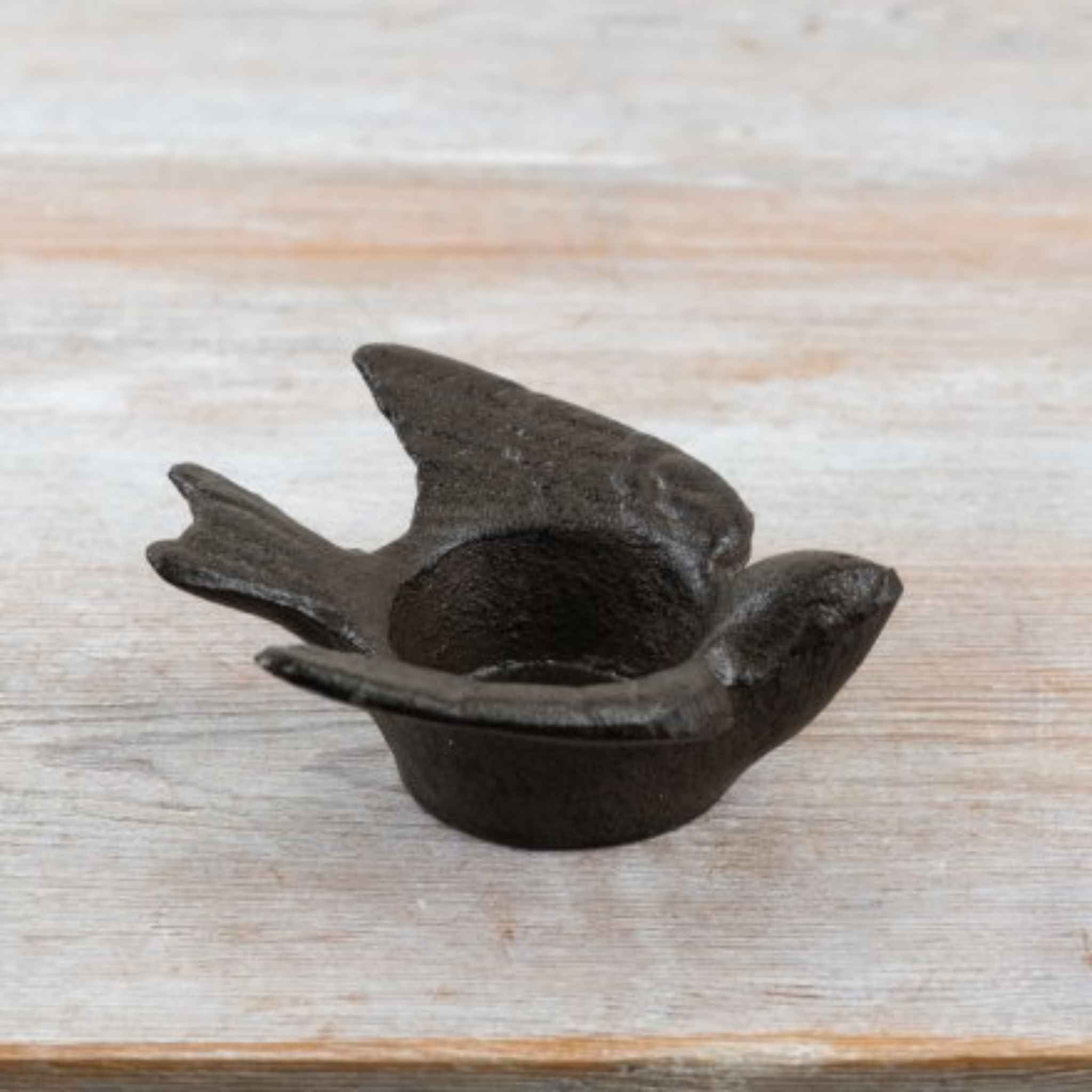 Cast Iron Swallow Tealight Holder