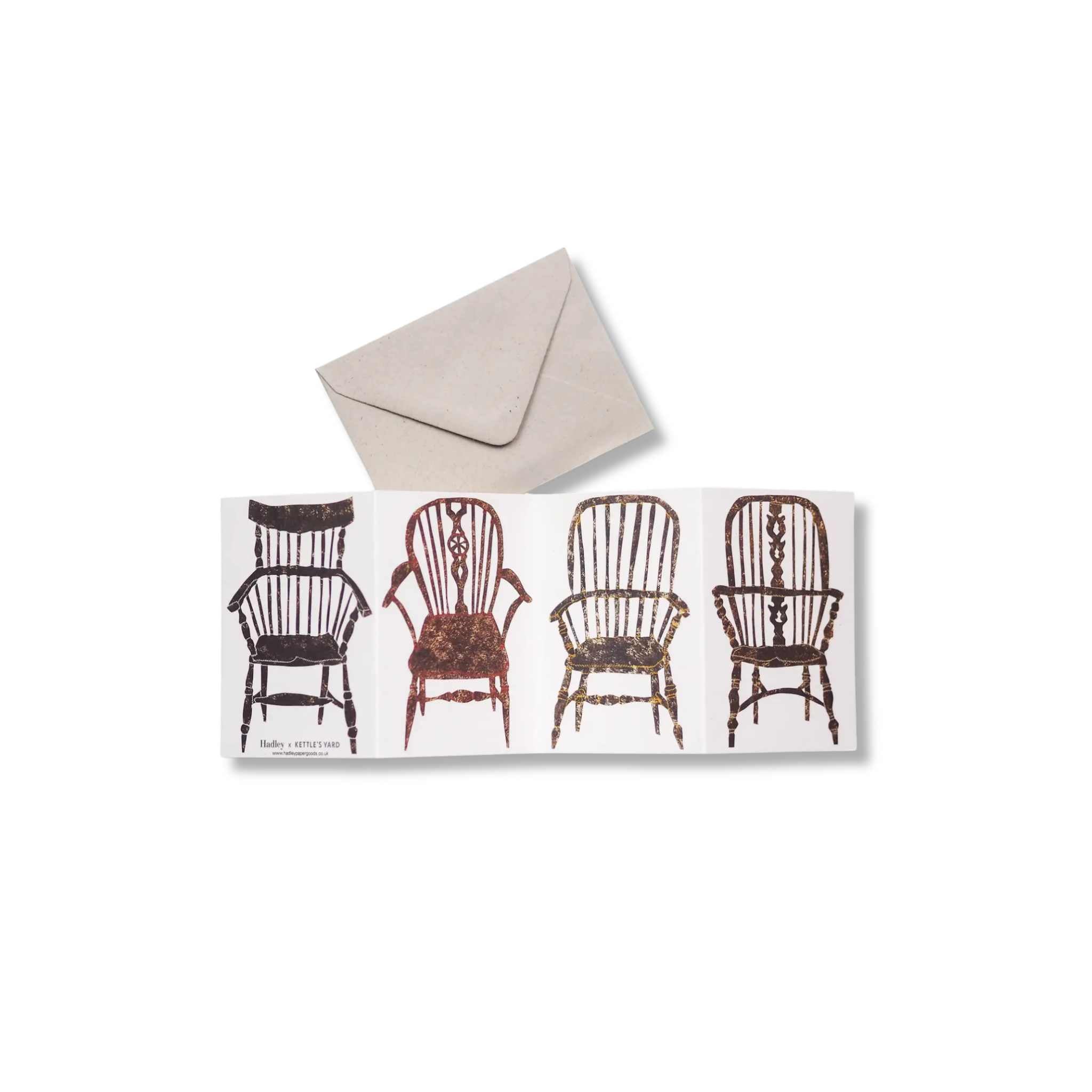 Chairs Concertina Card