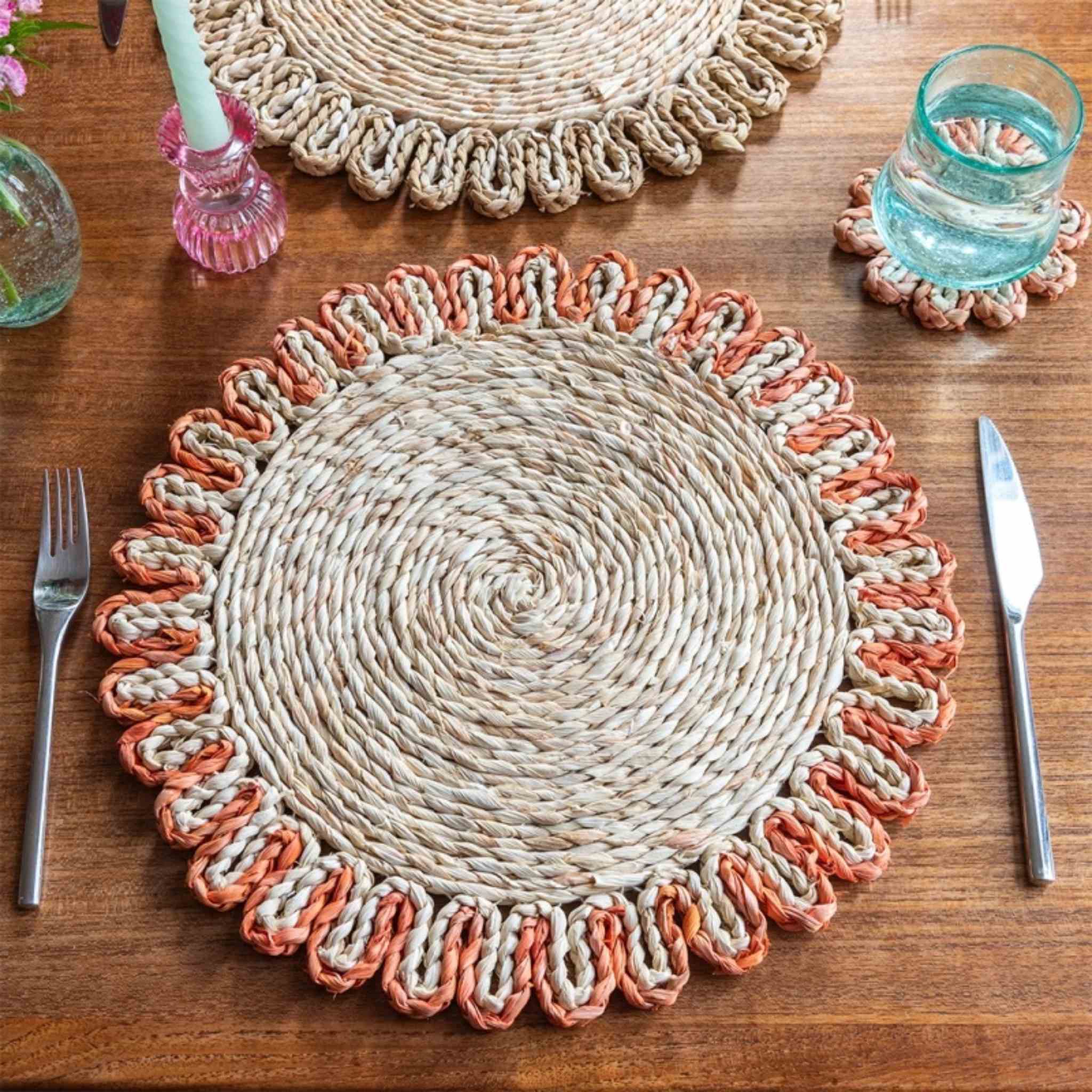 Corn Husk Placemat | Orange