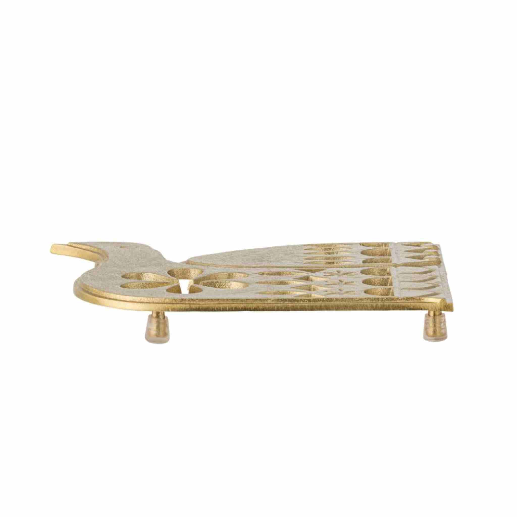 Decorative Gold Bird Trivet