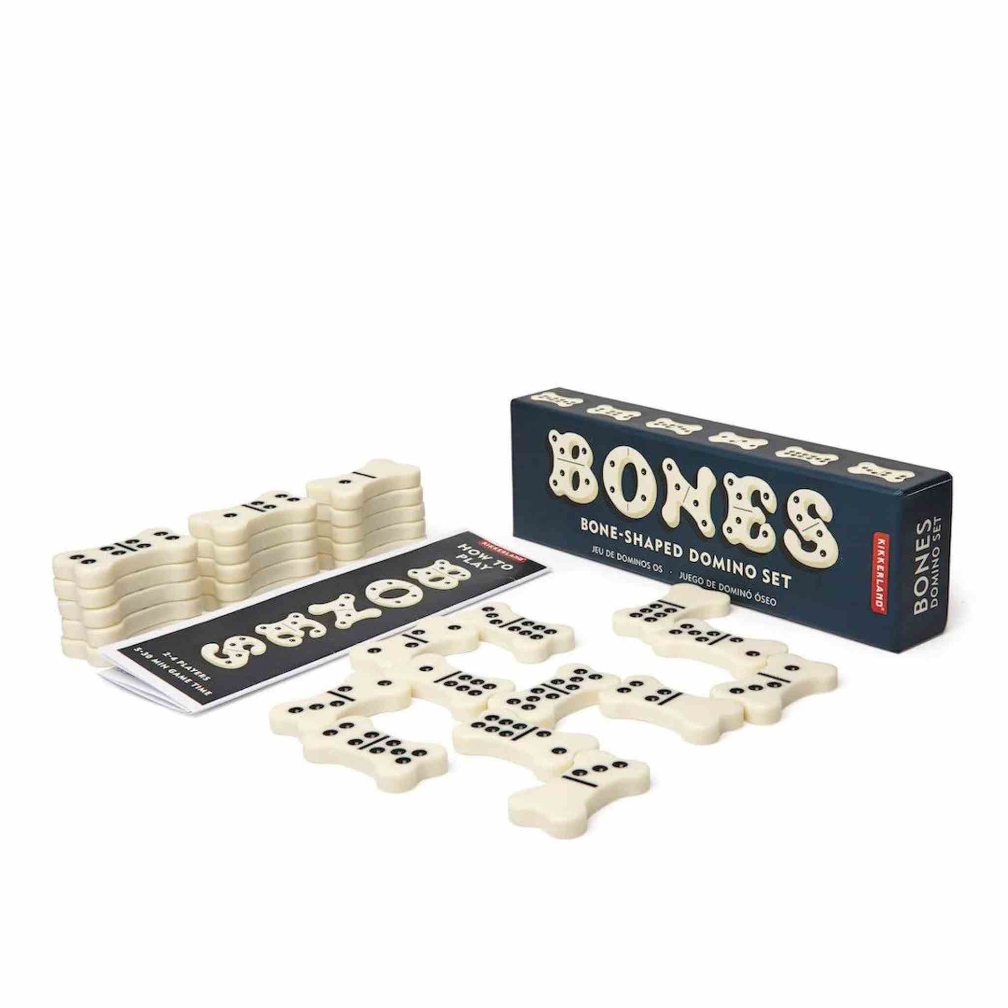 bone shaped domino set