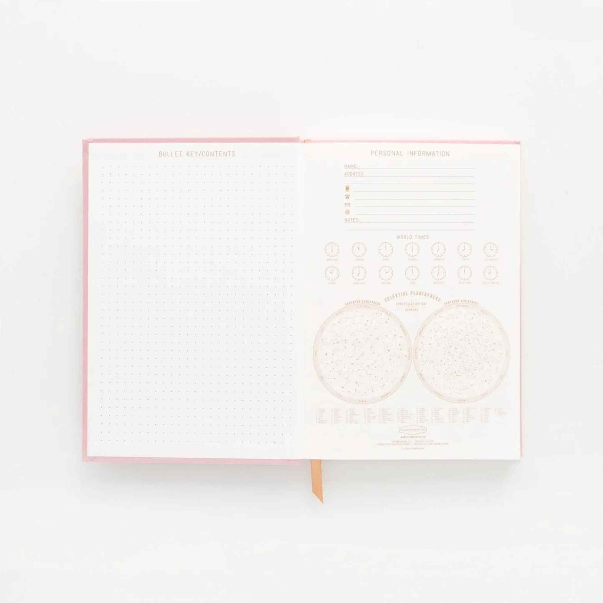 Dusty Pink Suede Cloth Journal | Radiant Rainbow