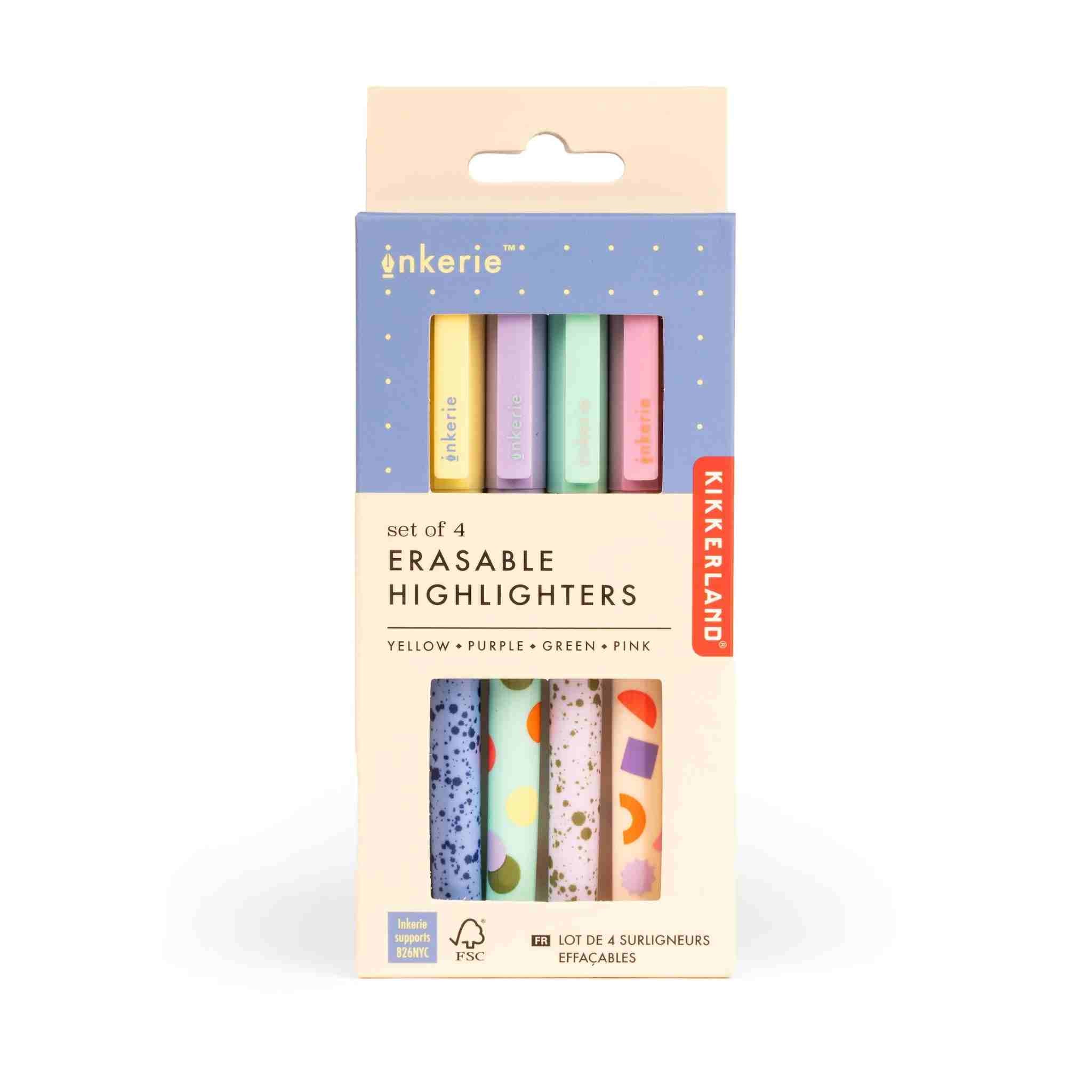 erasable highlighters