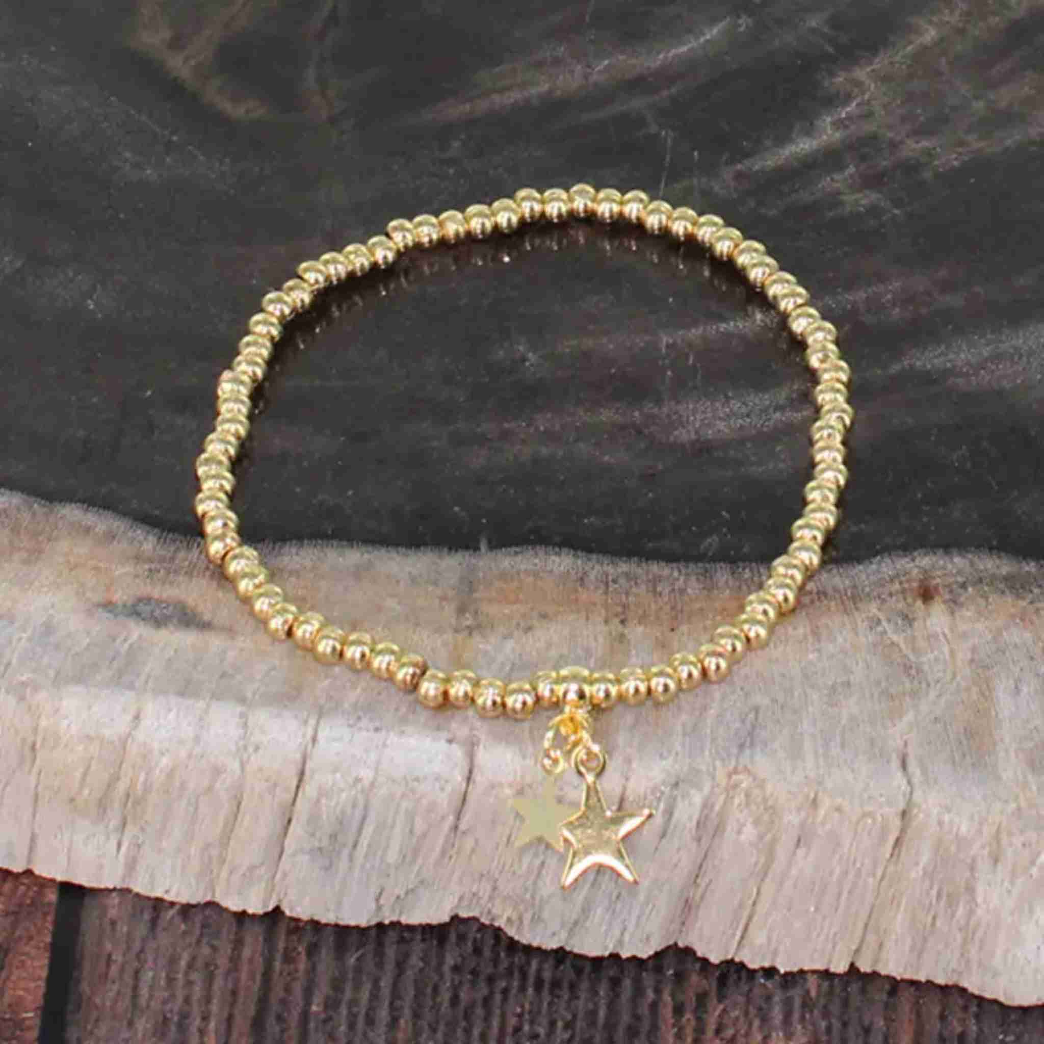 Elasticated Bracelet with Star Charm