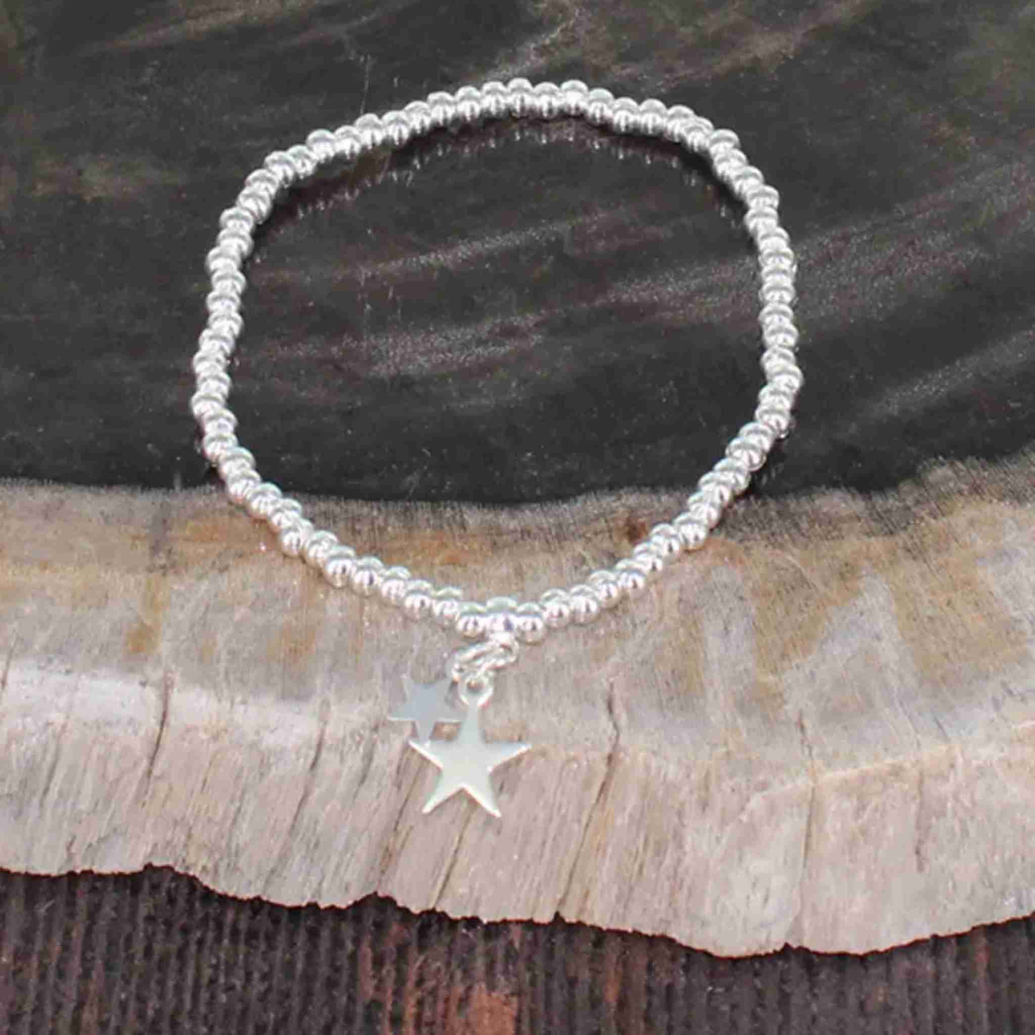 Elasticated Bracelet with Star Charm
