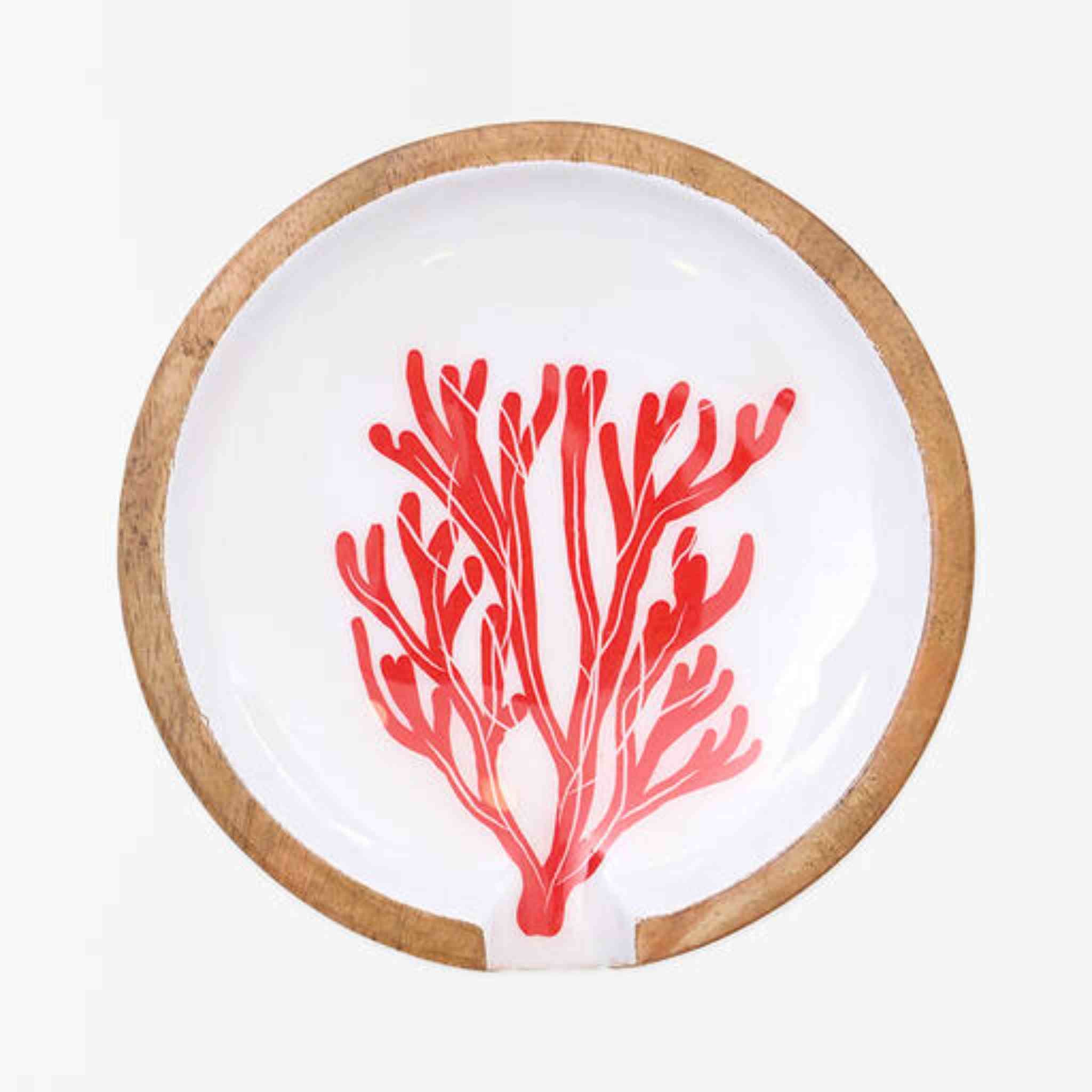Wooden Coral Spoon Rest