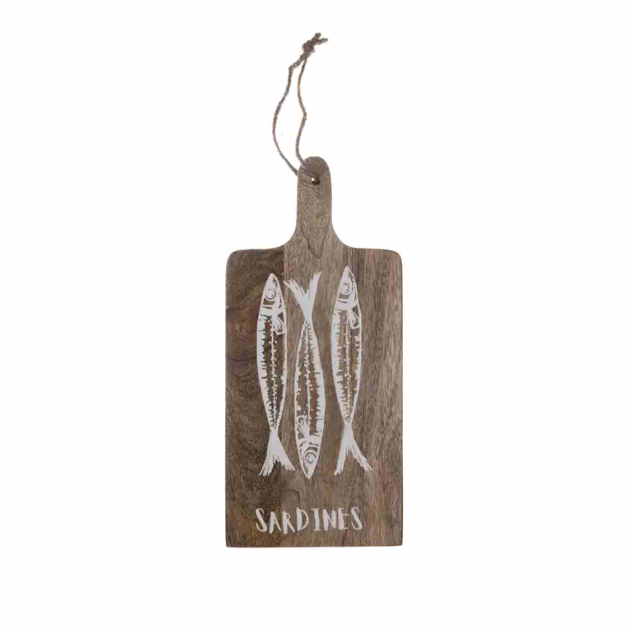 Etched Sardine Serving Board
