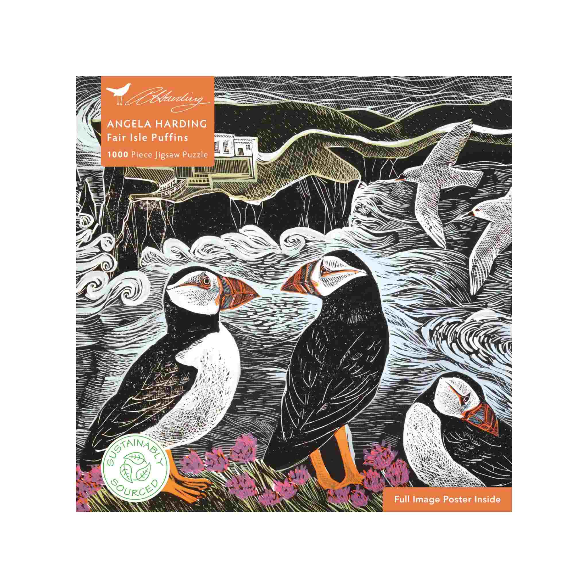 Fair Isle Puffins | 1000 Piece Jigsaw Puzzle