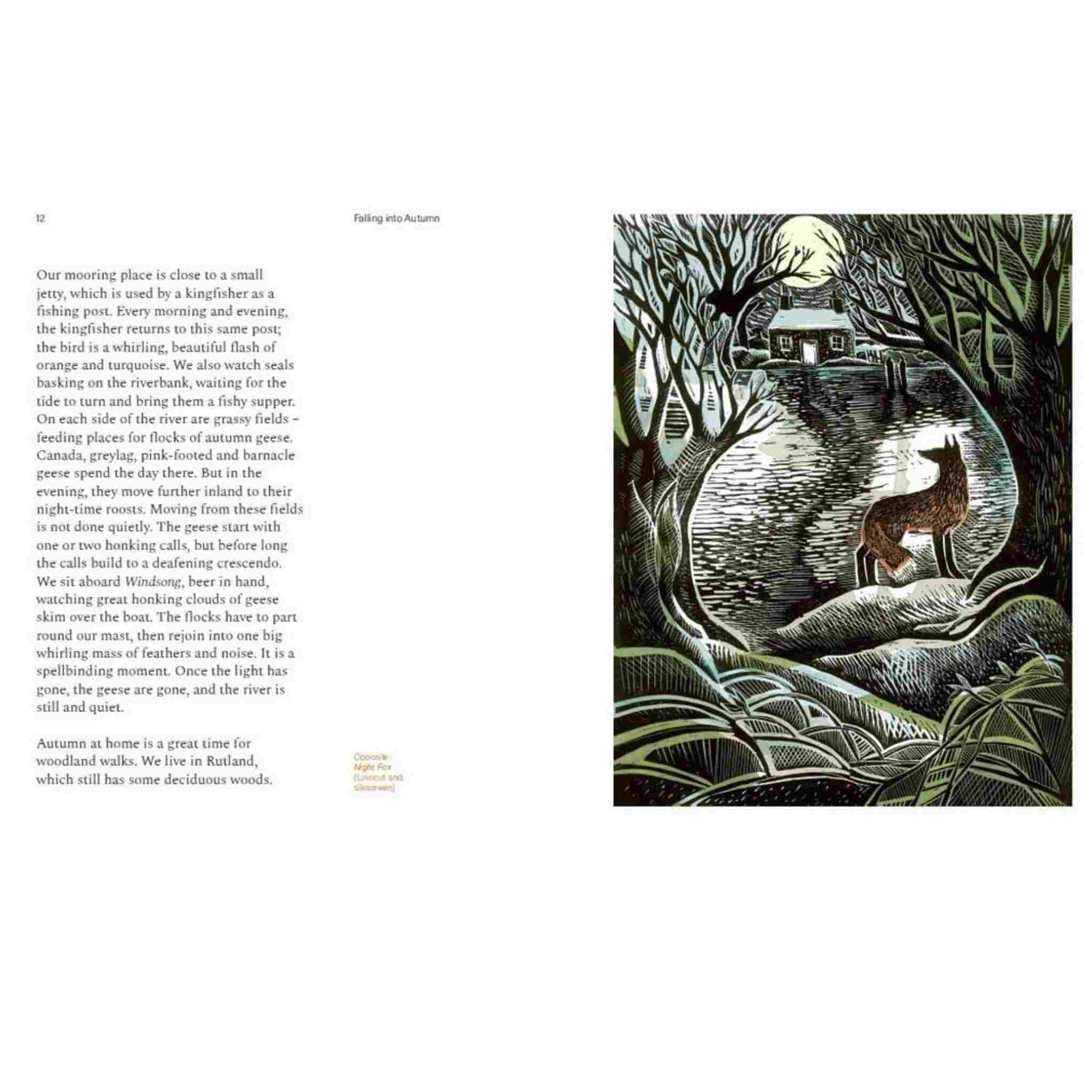 Falling into Autumn by Angela Harding