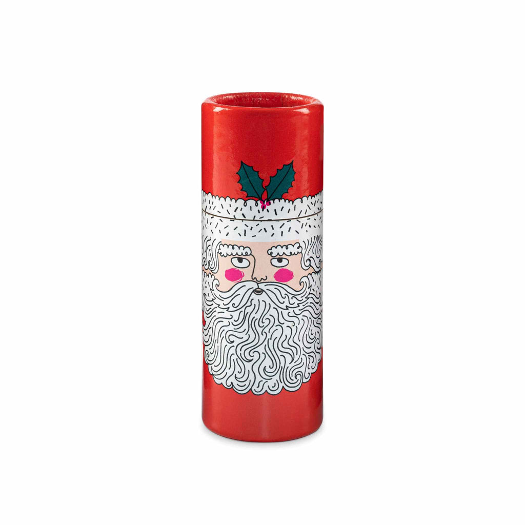 Father Christmas round box mathes