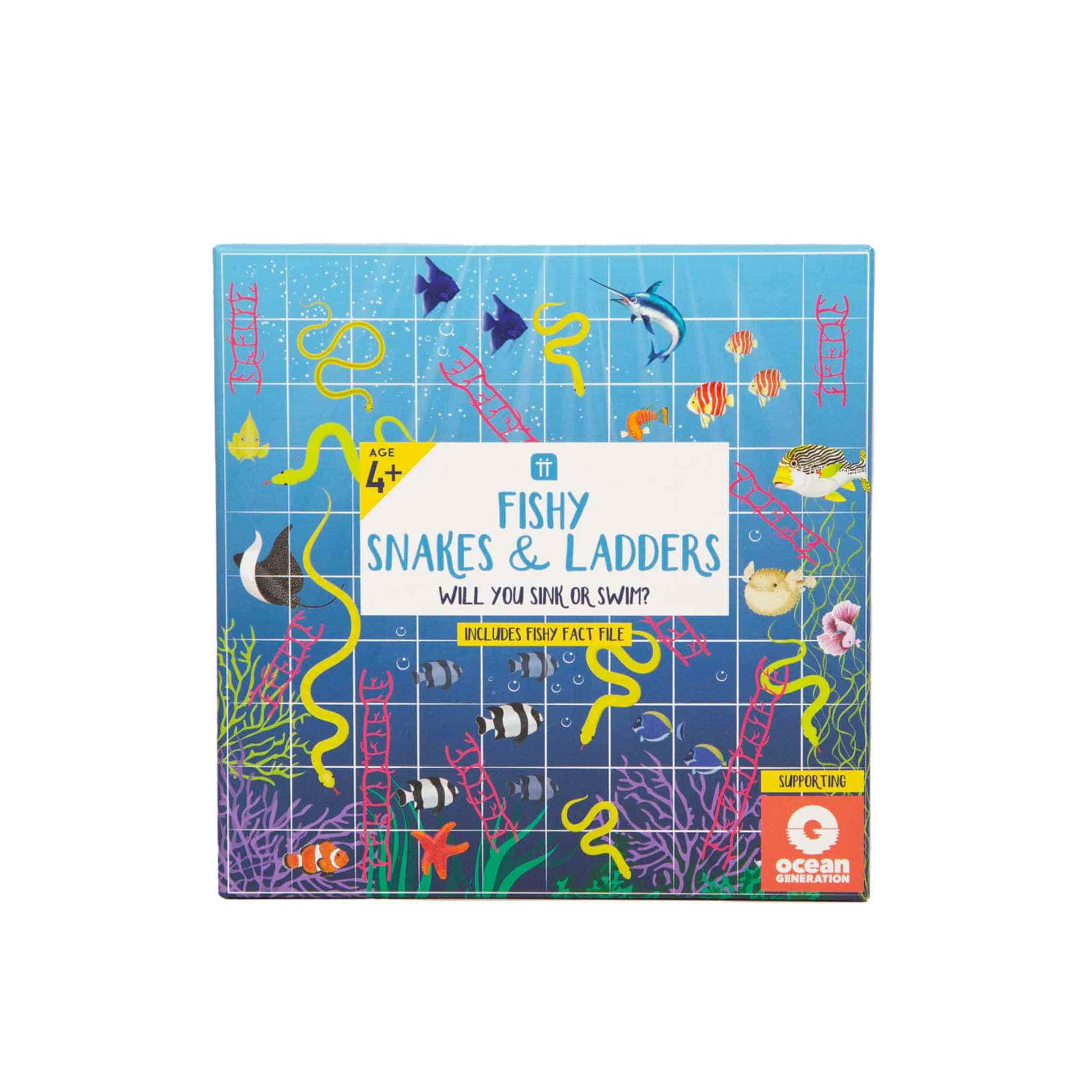 Fishy Snakes and Ladders Board Game