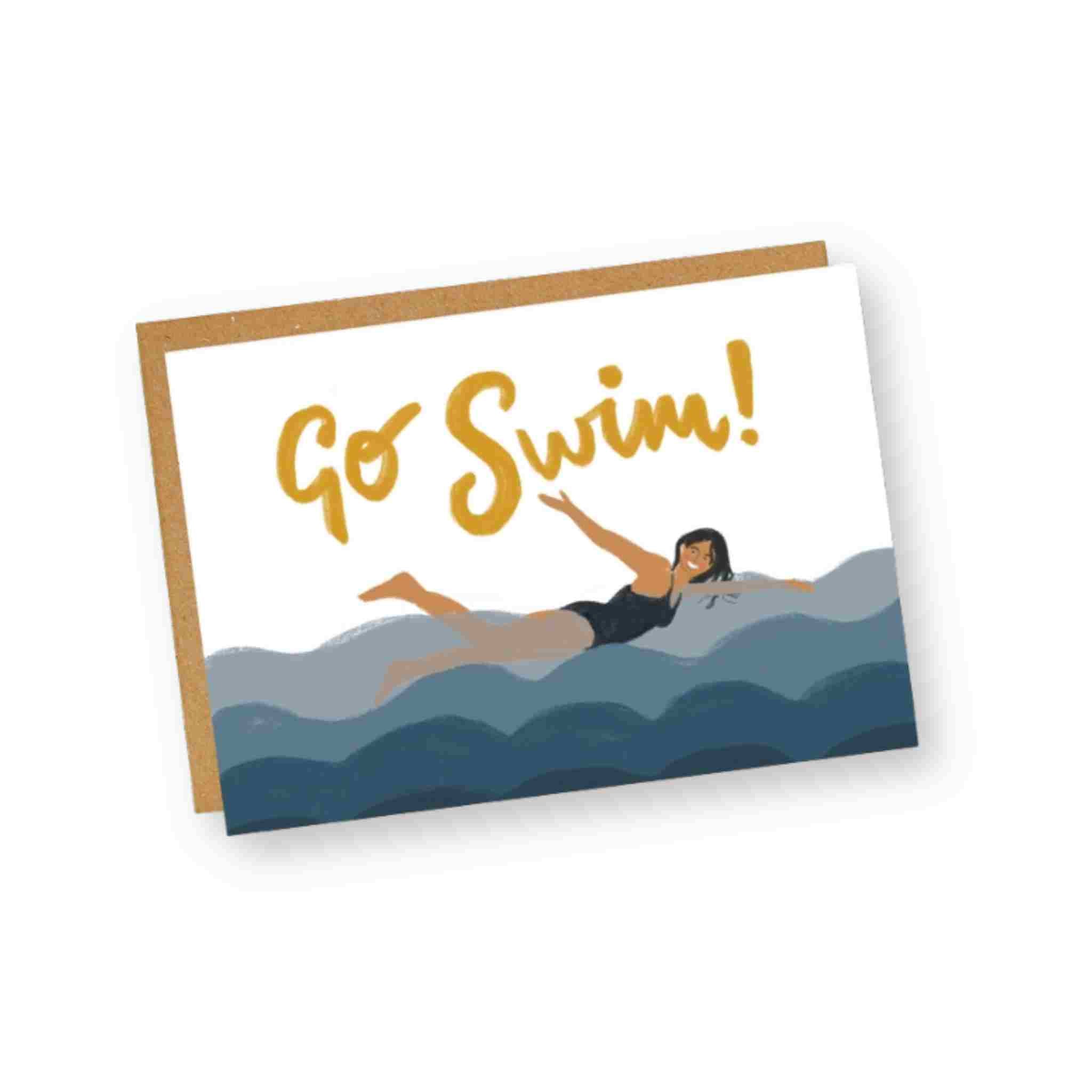 Go Swim! Wild Swimmer Adventure Card