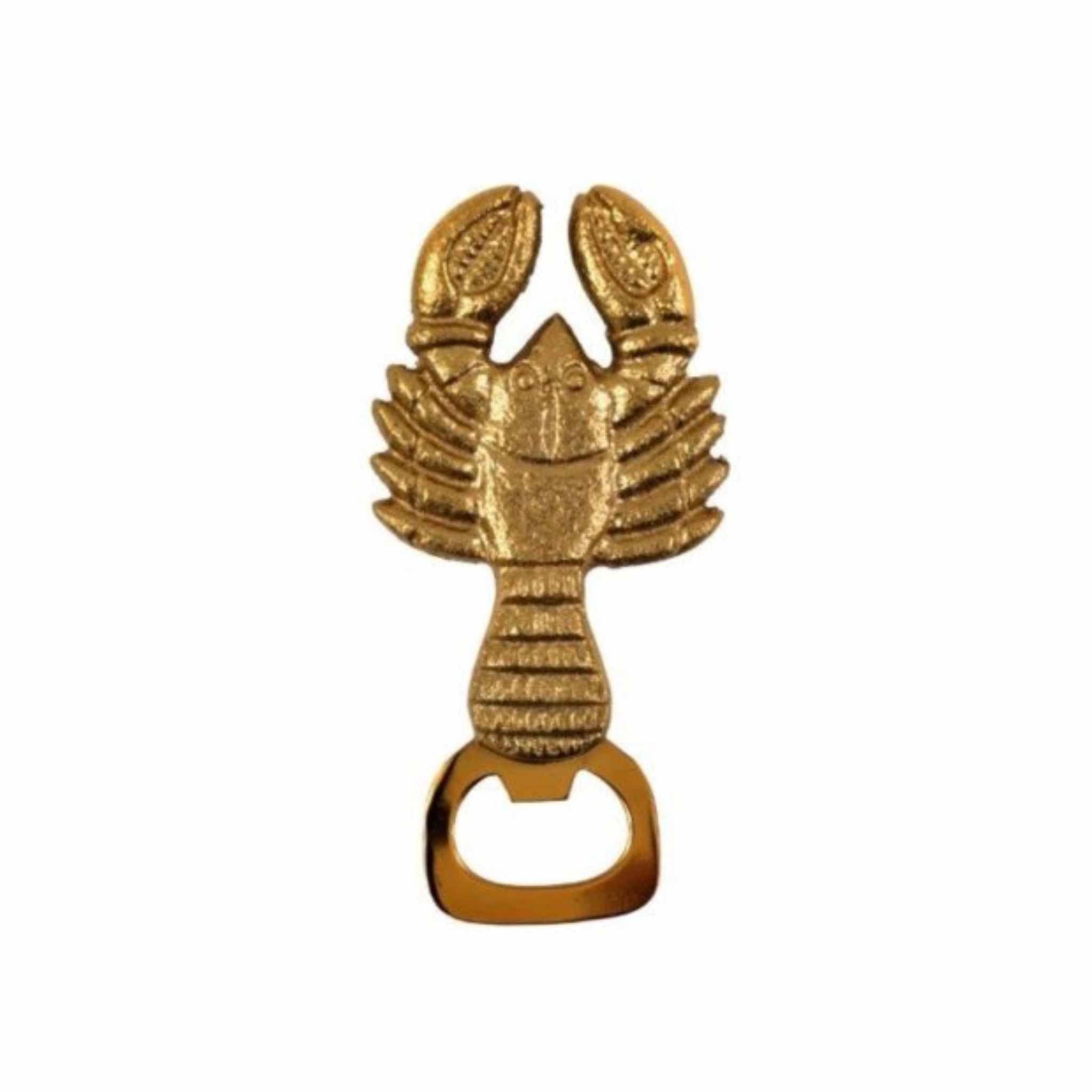 Gold Lobster Bottle Opener