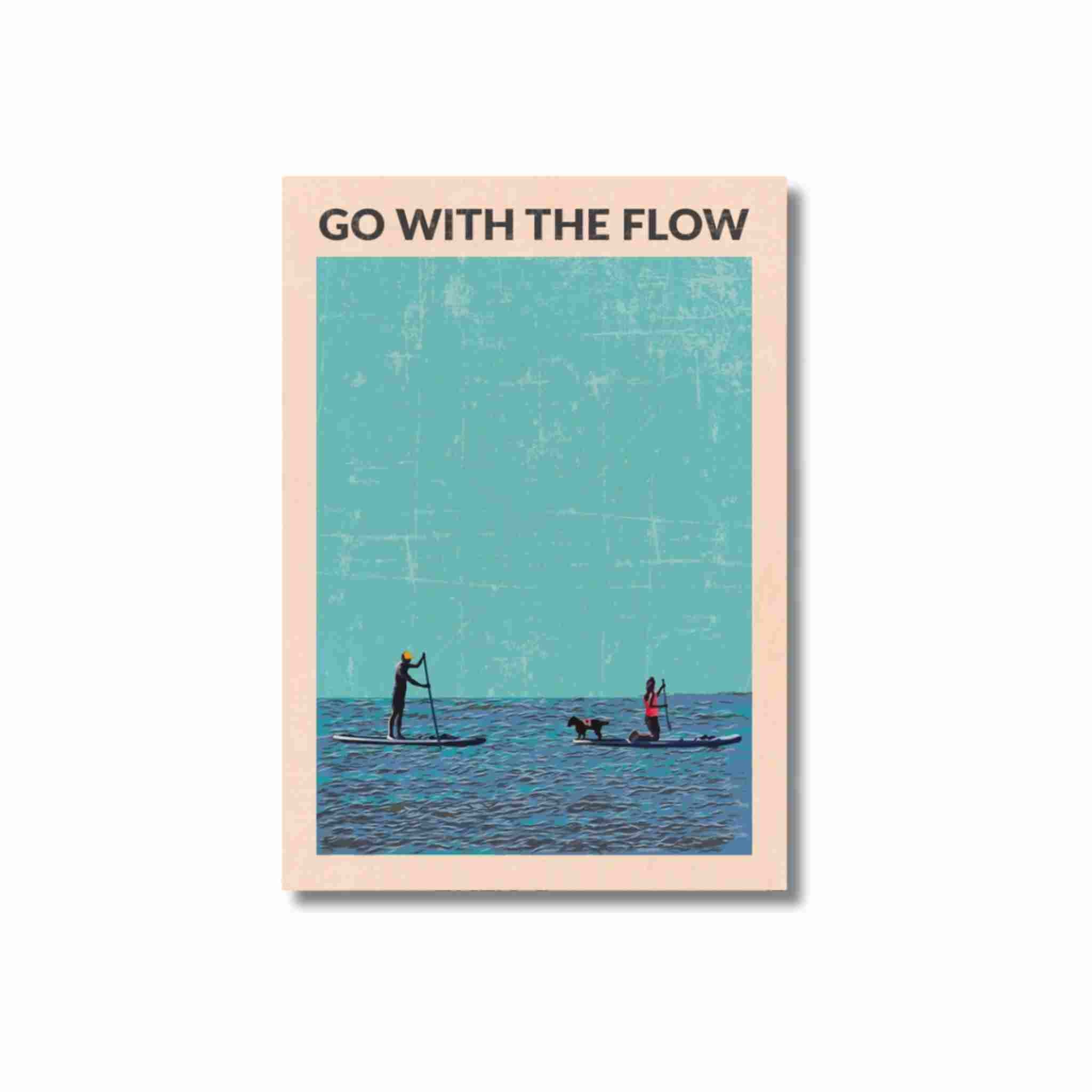 Go with the Flow Art Print | A4