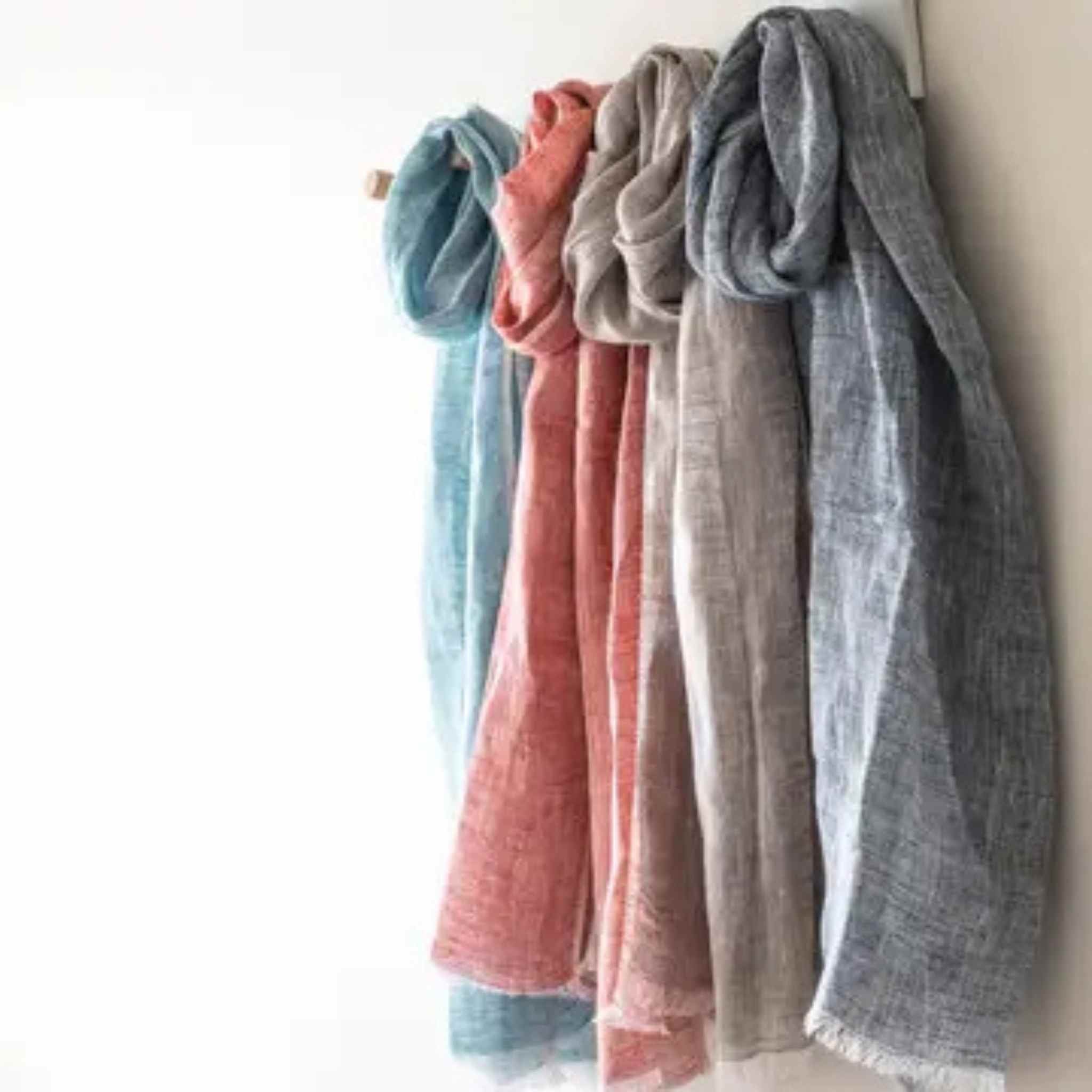 Hand Loomed Linen Scarf