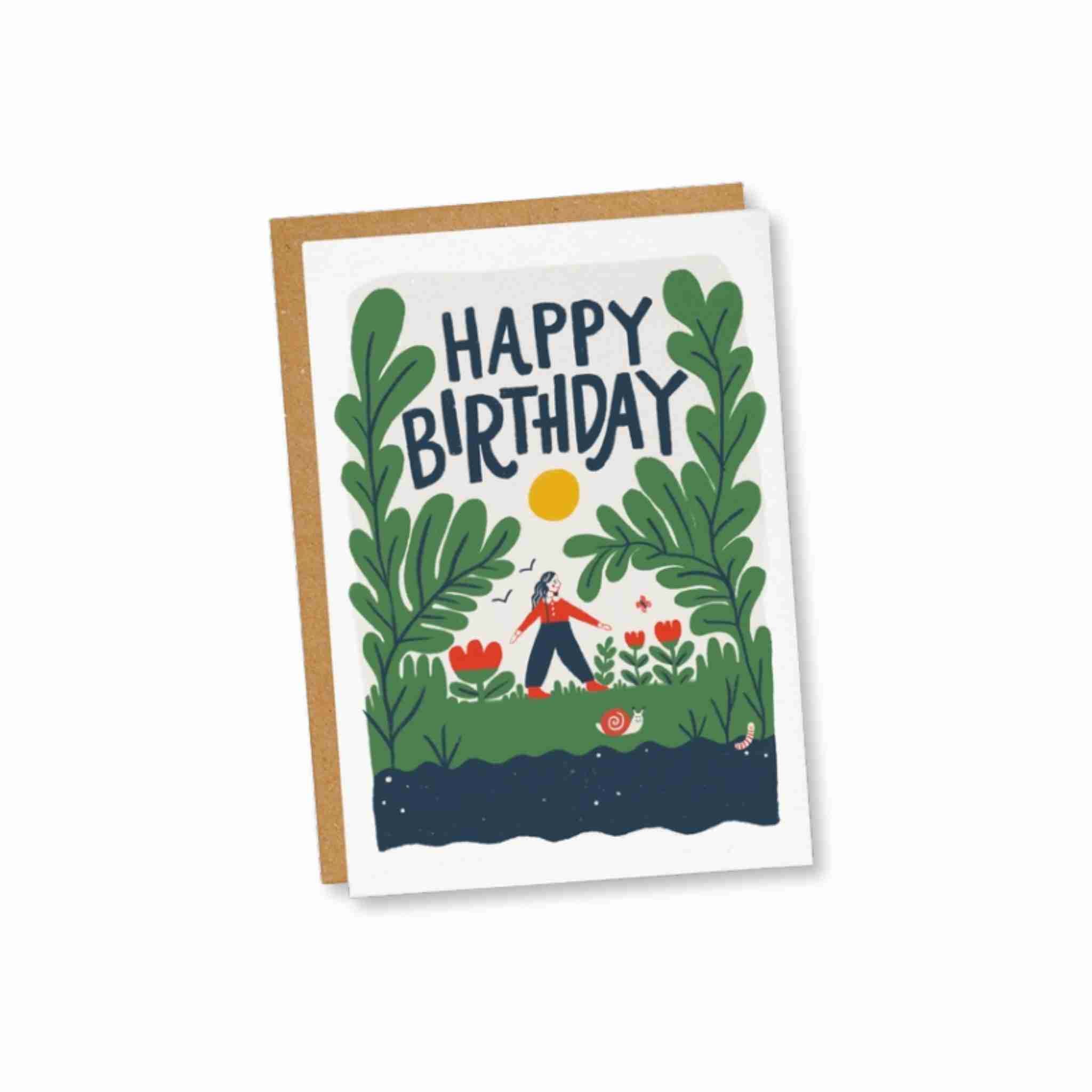 Happy Birthday Garden Card