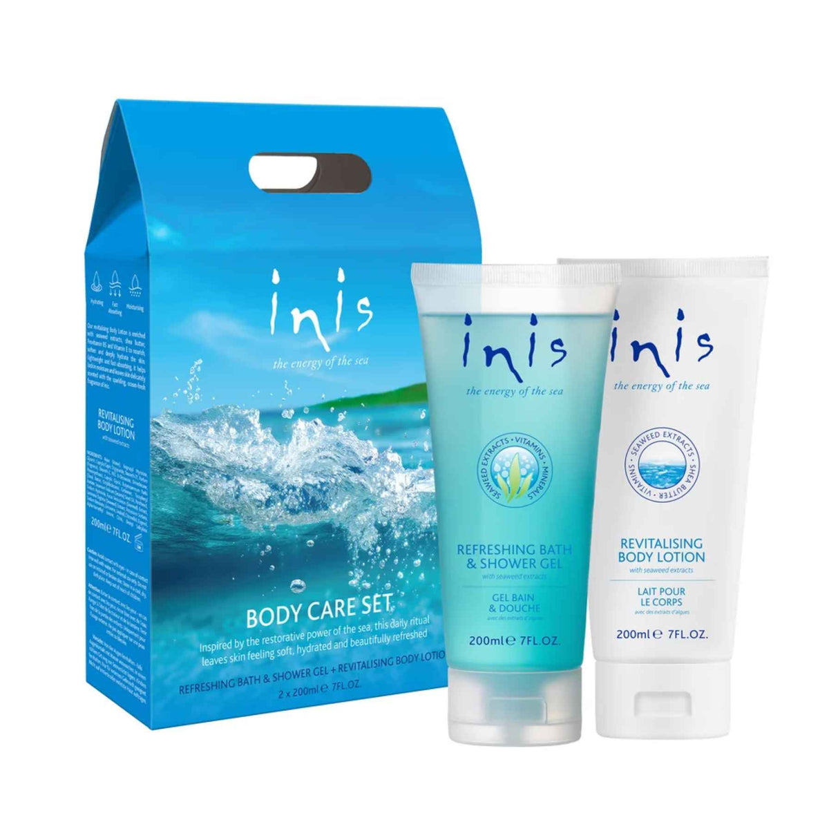 Inis Body Care Set | Shower Gel & Body Lotion