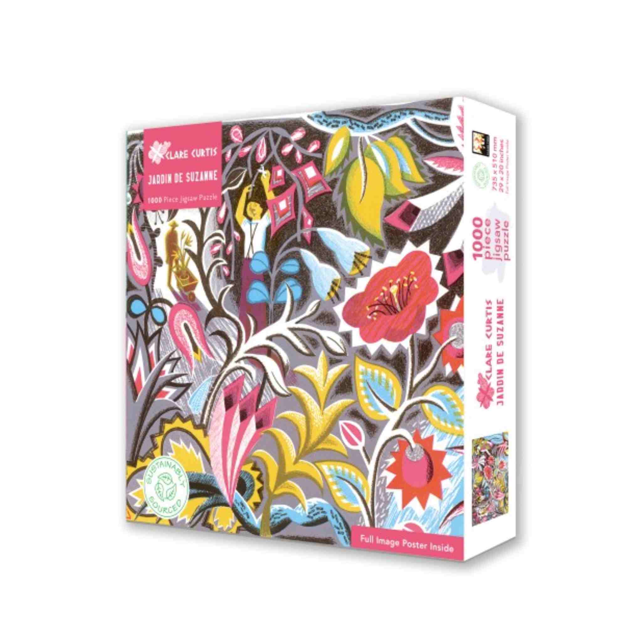Jardin de Suzanne 1000 piece jigsaw puzzle by Clare Curtis