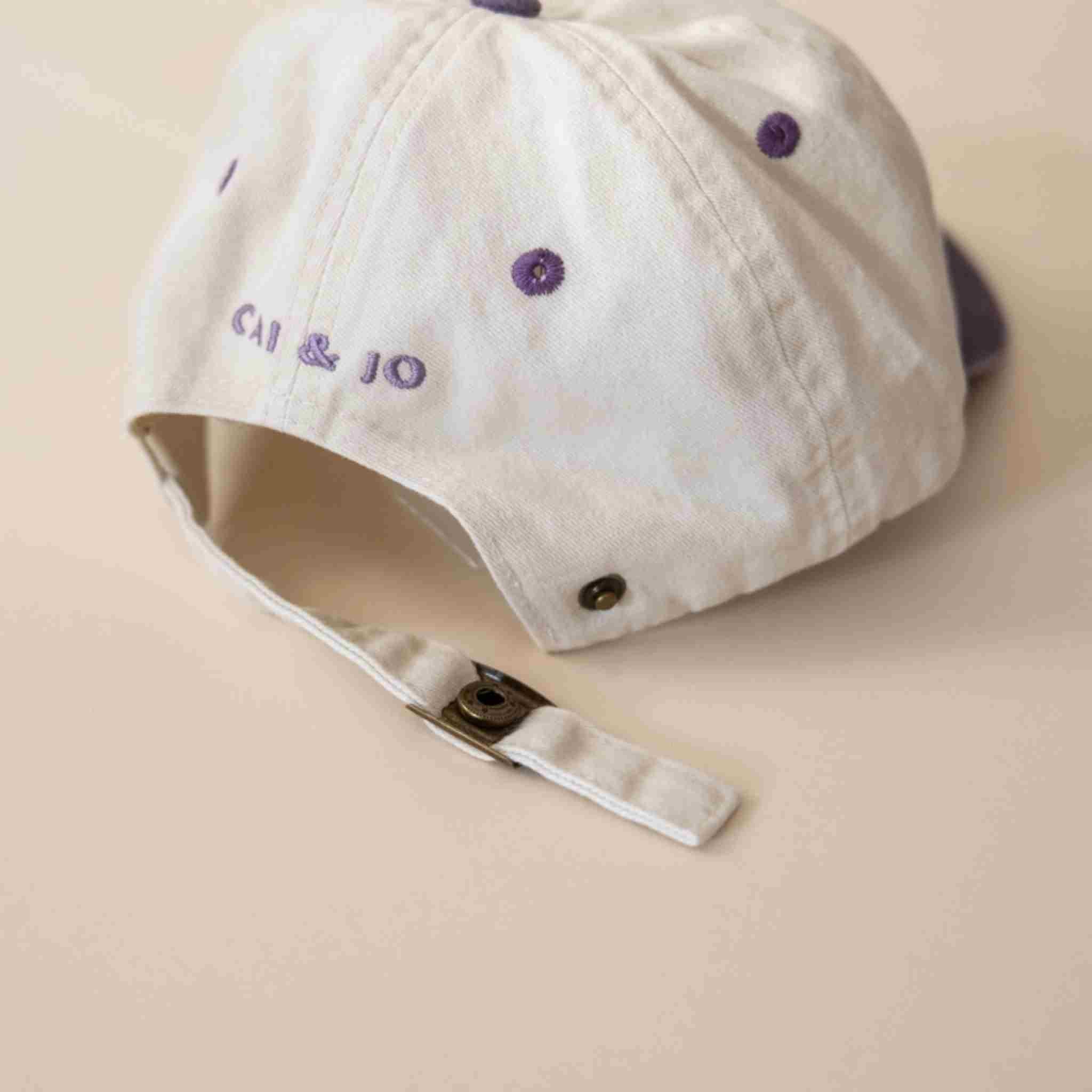'Just Happy to be Here' Embroidered Cap