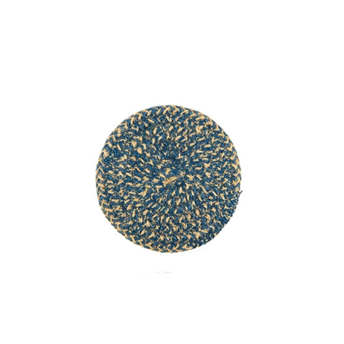 Cornflower Jute Coasters | Set of 4