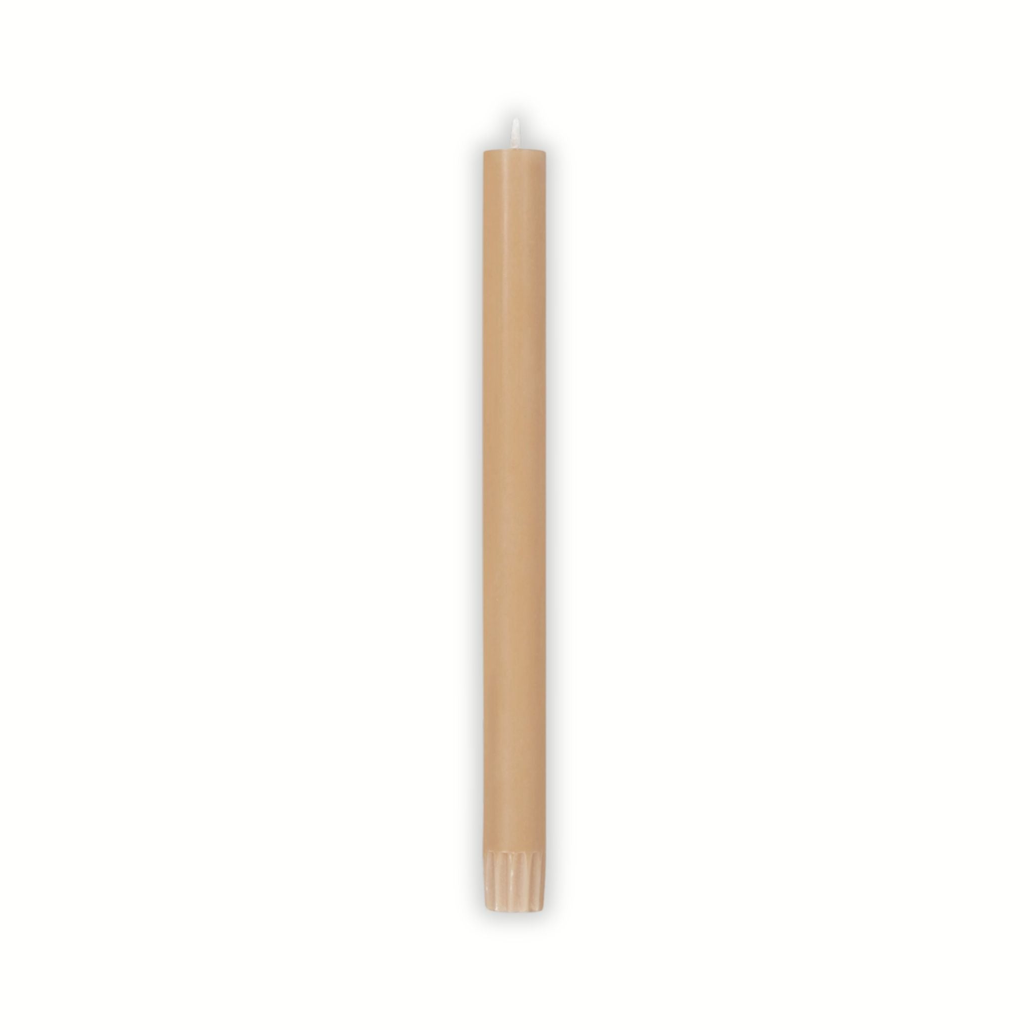 Khaki Brown Eco Dinner Candle