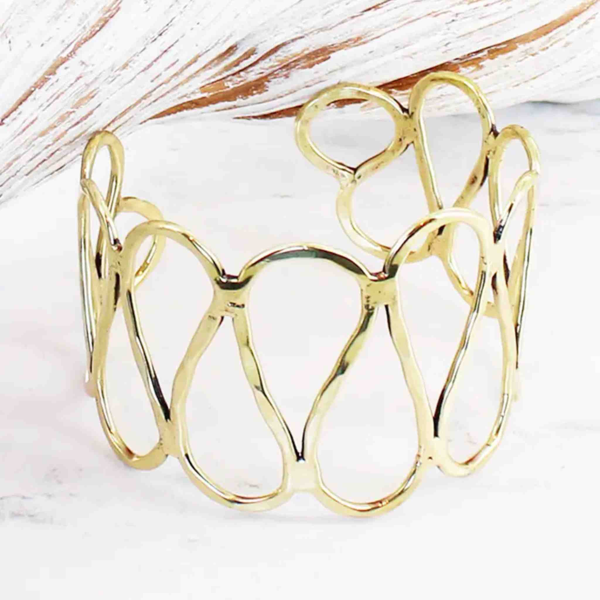 Loop the Loop Cuff | Gold