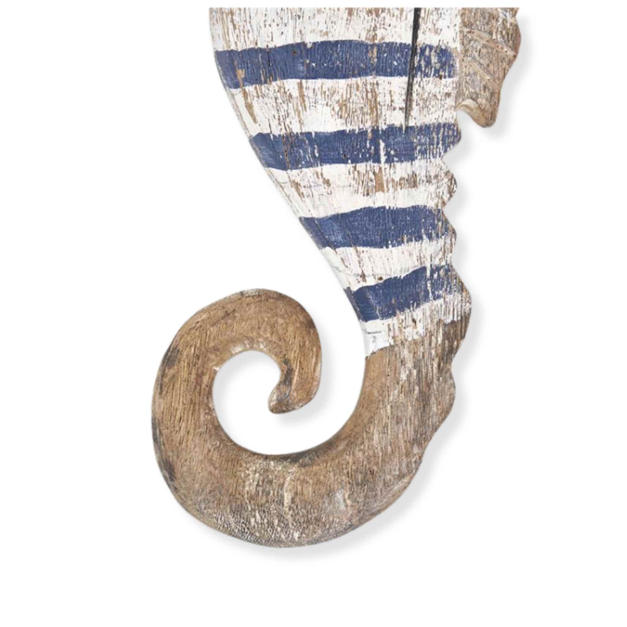 Large Striped Seahorse Hanging Decoration