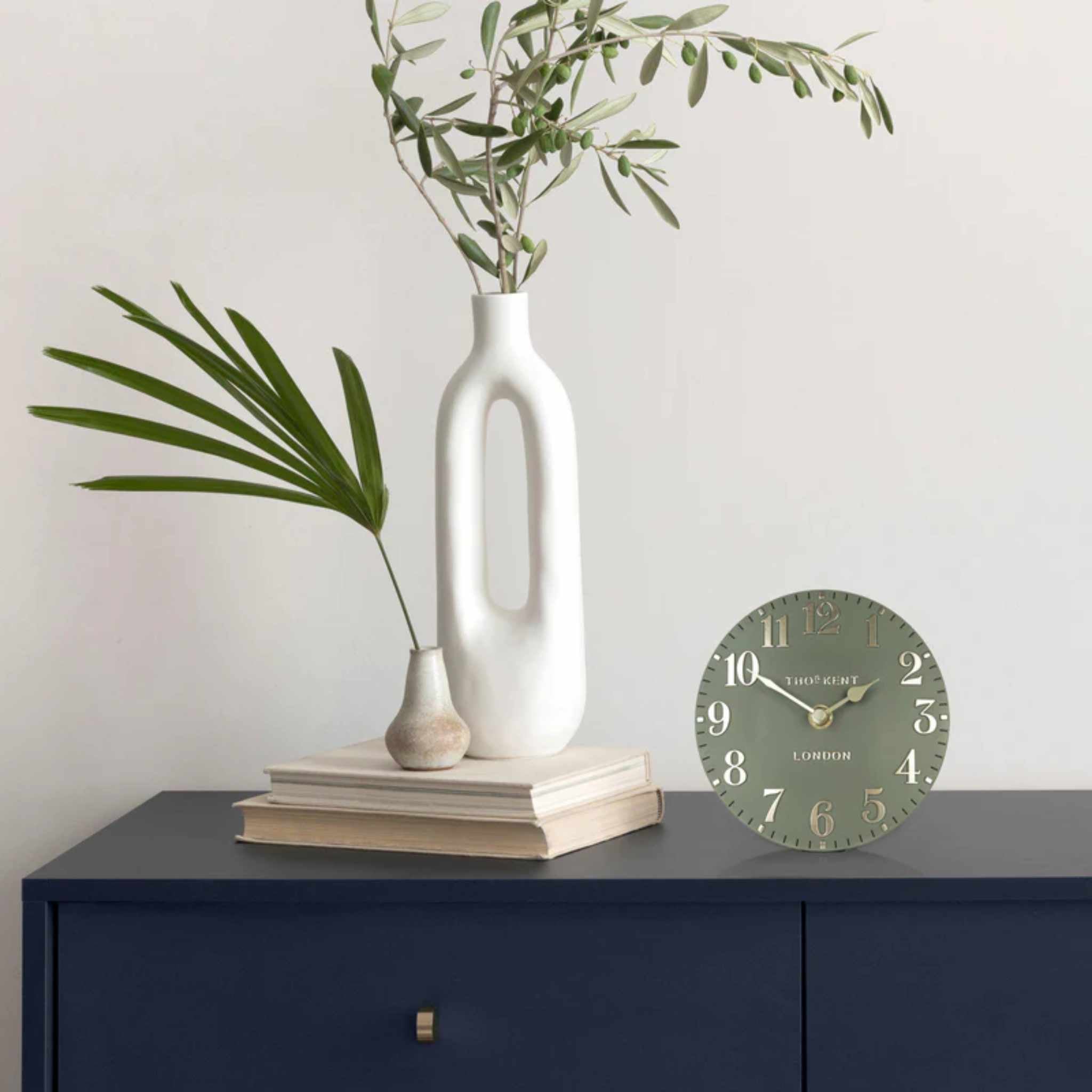 LichenGreen Mantel Clock Interior