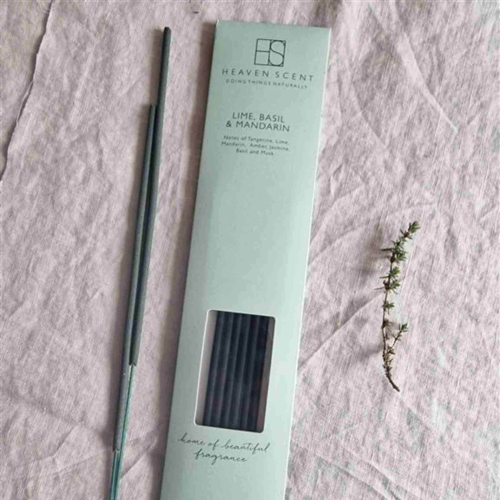 Lime, Basil & Mandarin | 10 Incense Sticks
