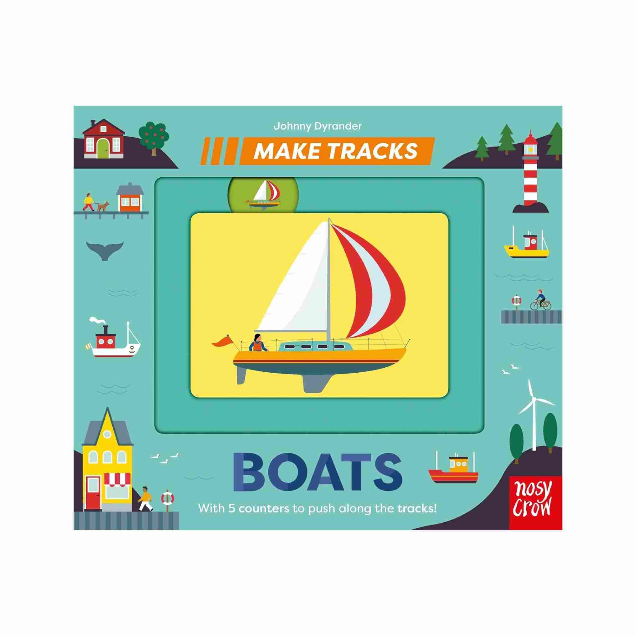 Make Tracks: Boats Kids Book
