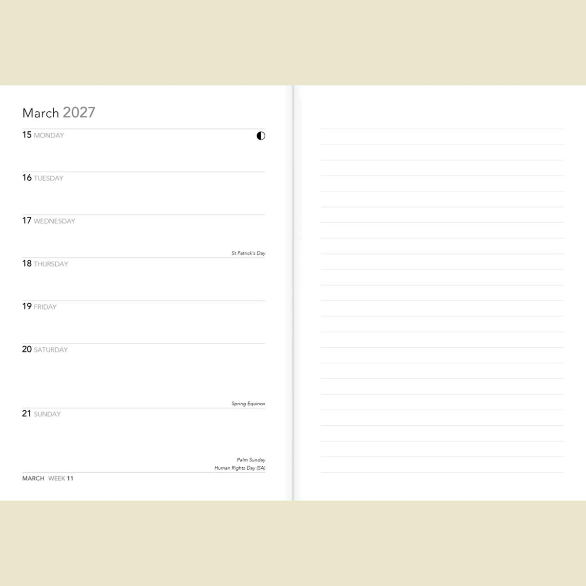 Marsh Owl 2027 Luxury Diary Planner