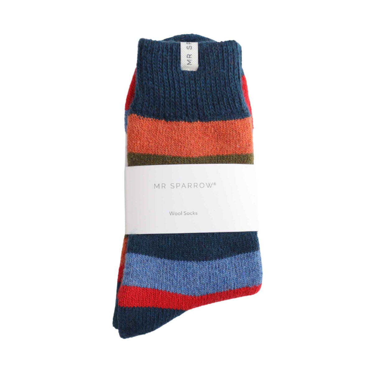 Men's Thick 'Striped' Socks | Olive