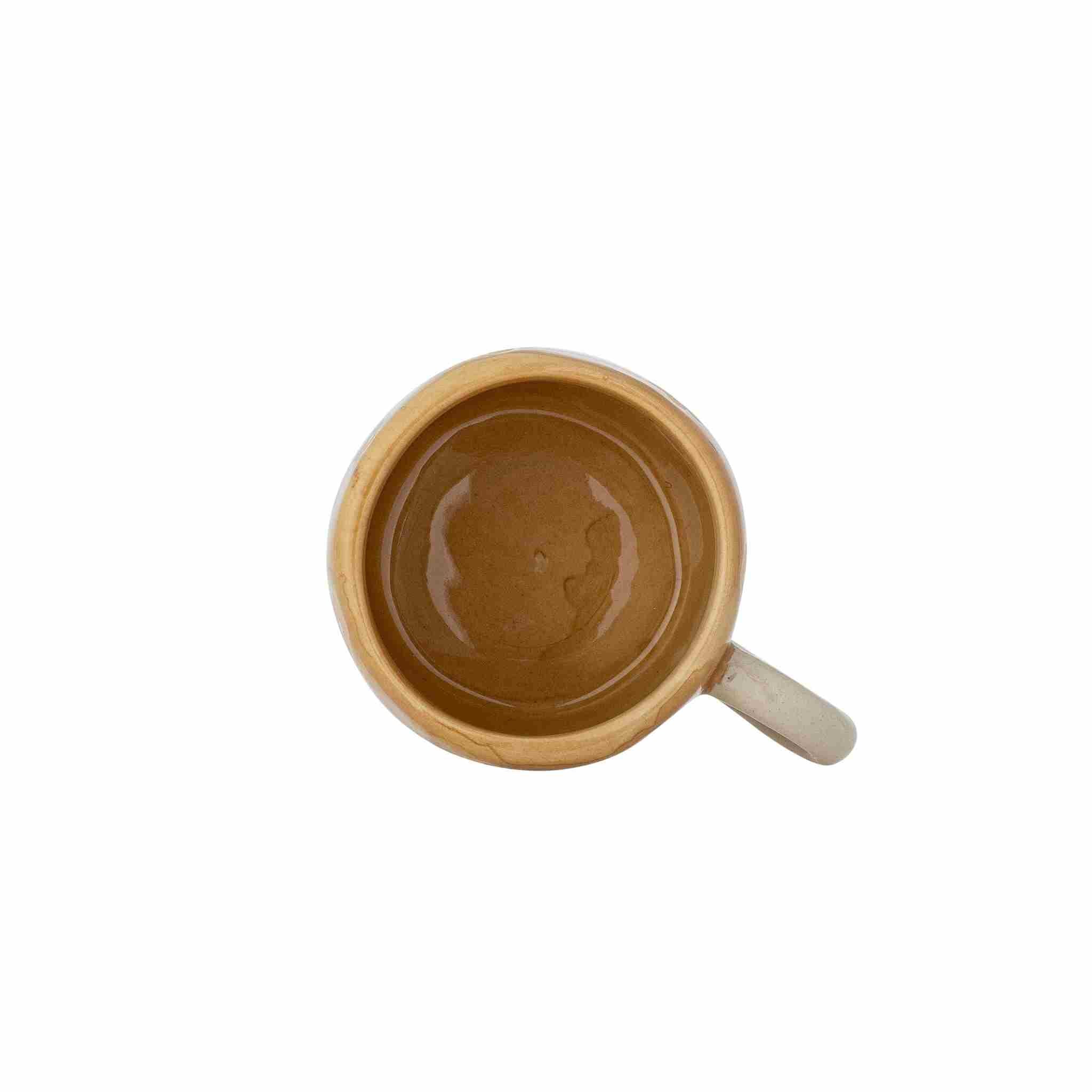 Floral Brown | Mini Stoneware Mug