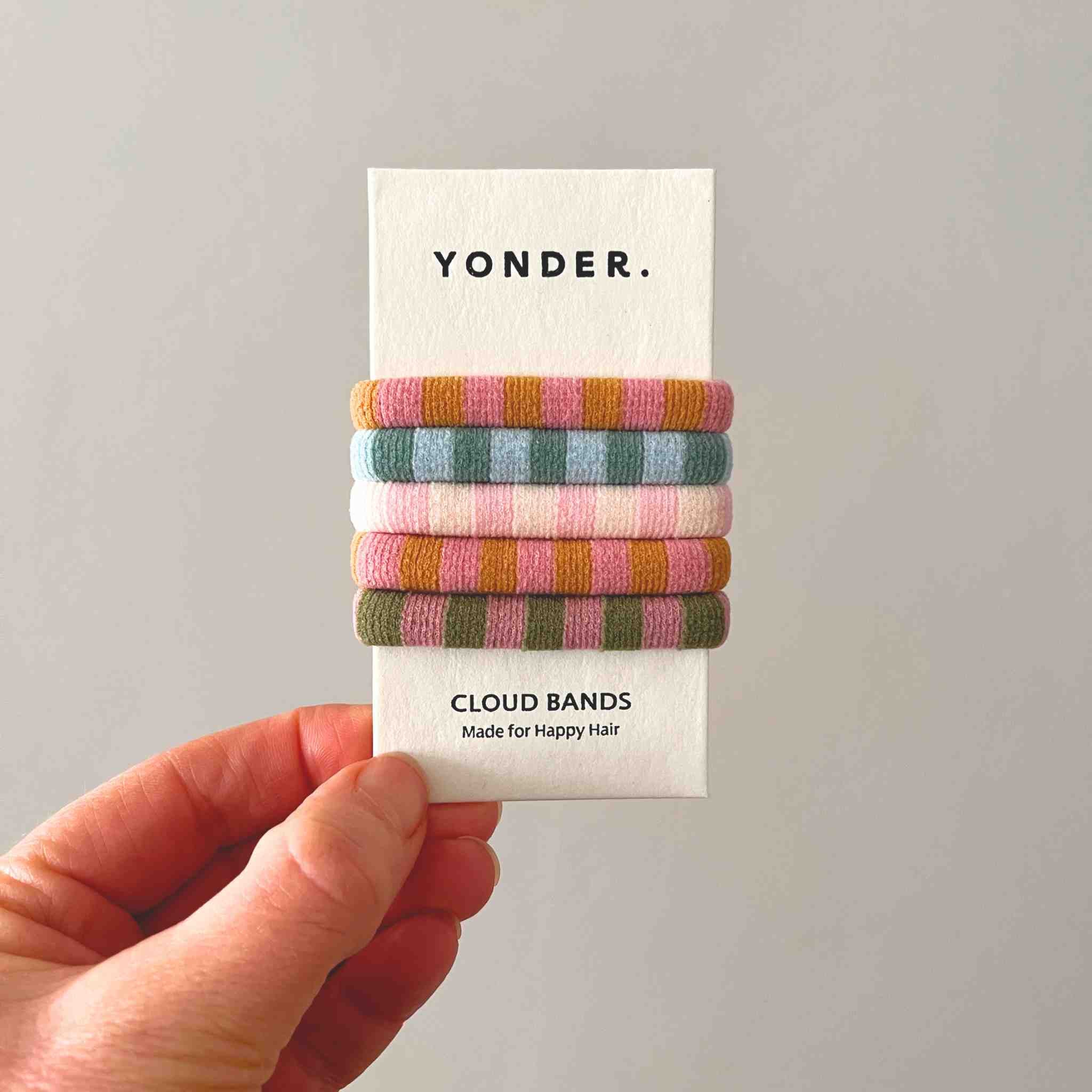 Cloud Hair Bands, Skinny | Pack of 5