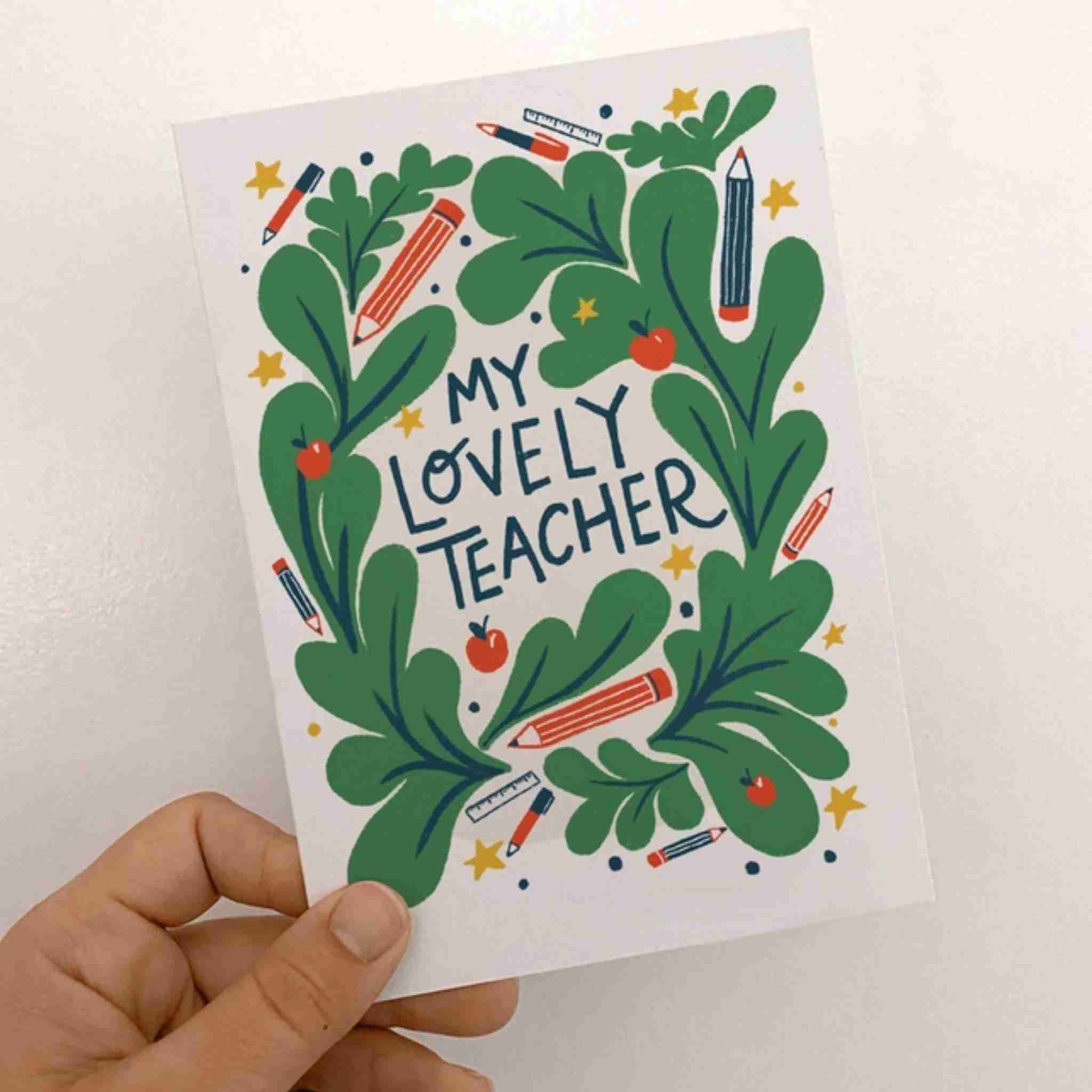 My Lovely Teacher | Teacher Thank You Card