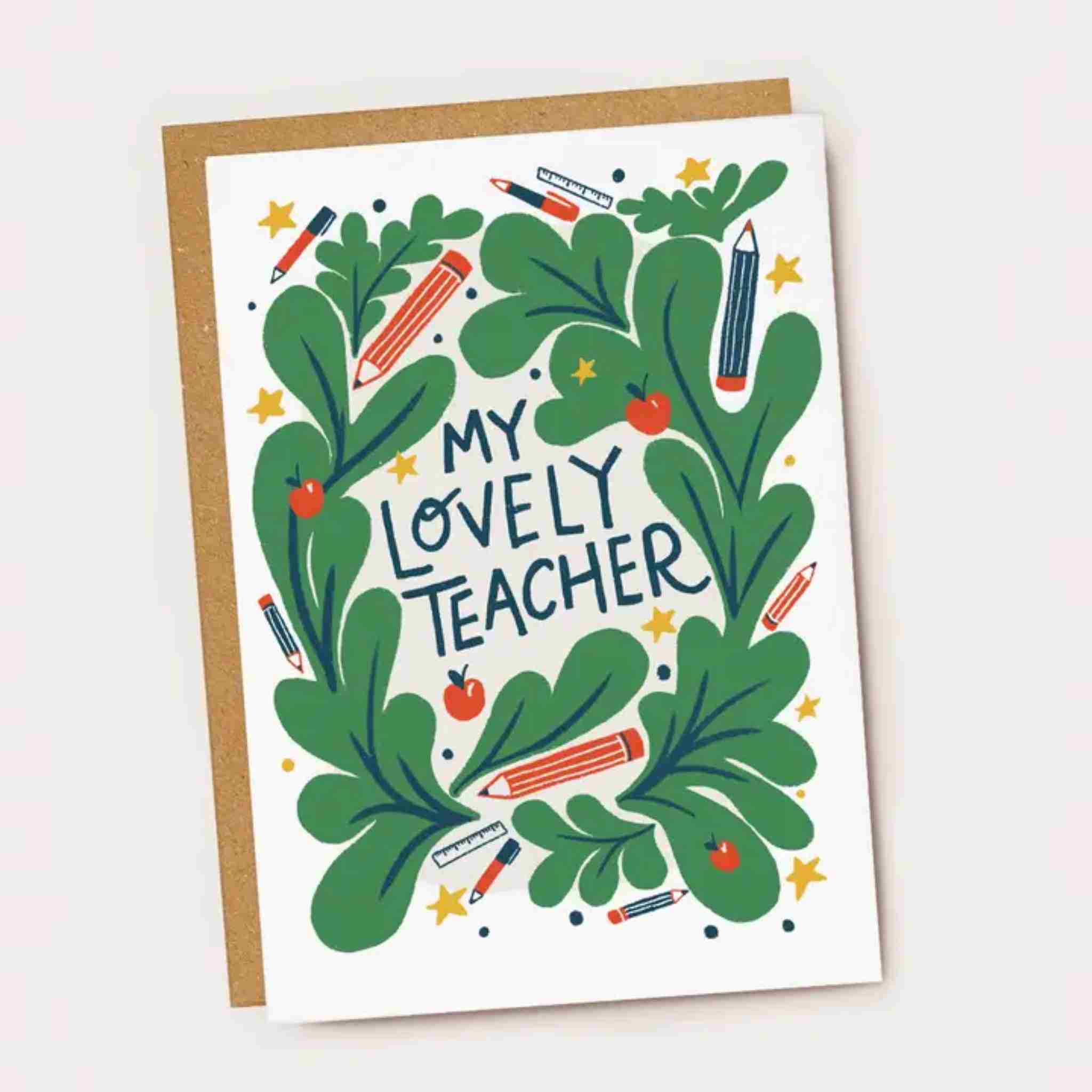 My Lovely Teacher | Teacher Thank You Card