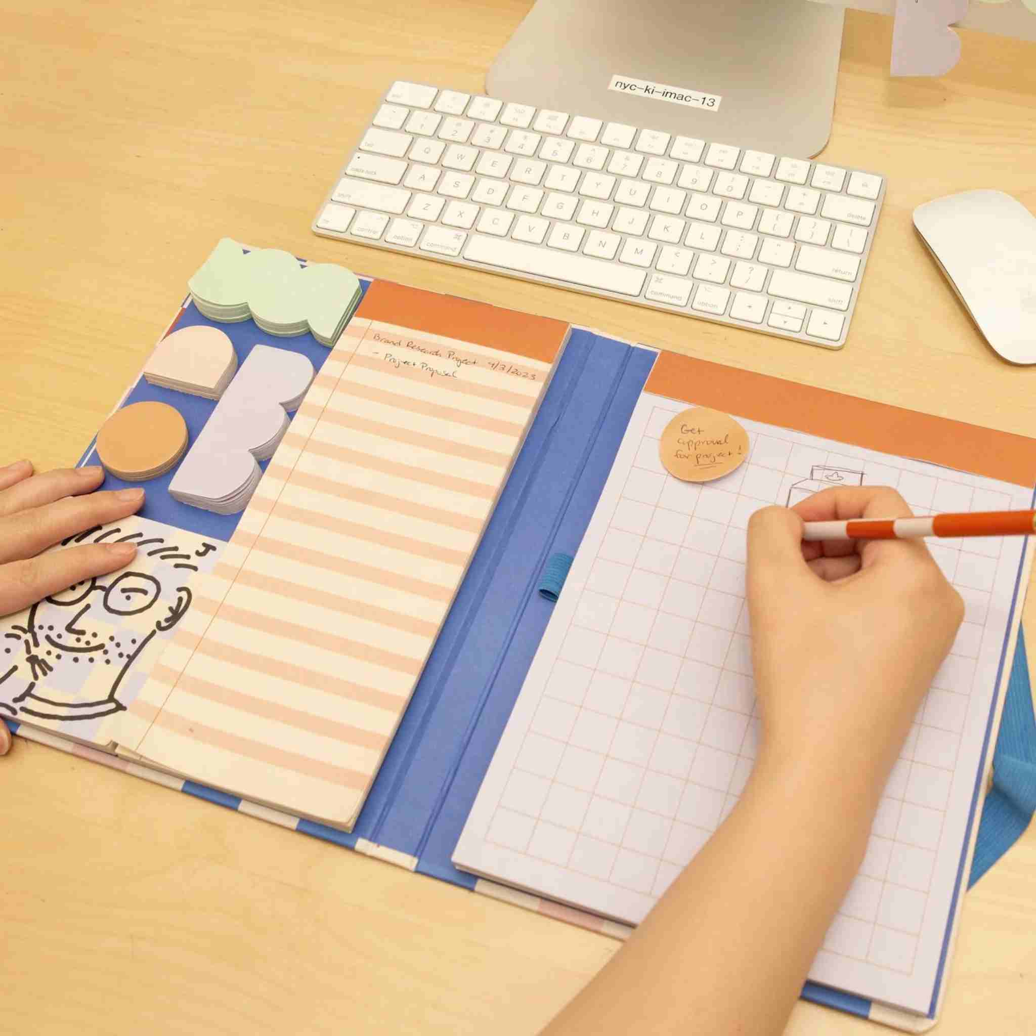 Notepad with Sticky Notes & Pen