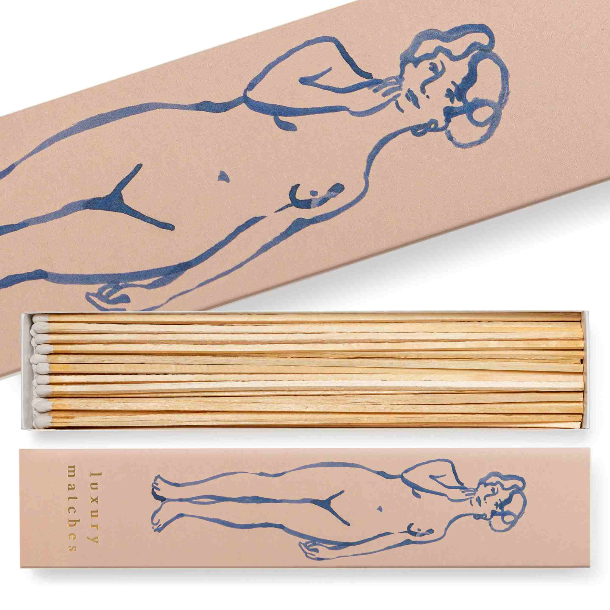 Nude Luxury Matches by Wanderlust Paper Co