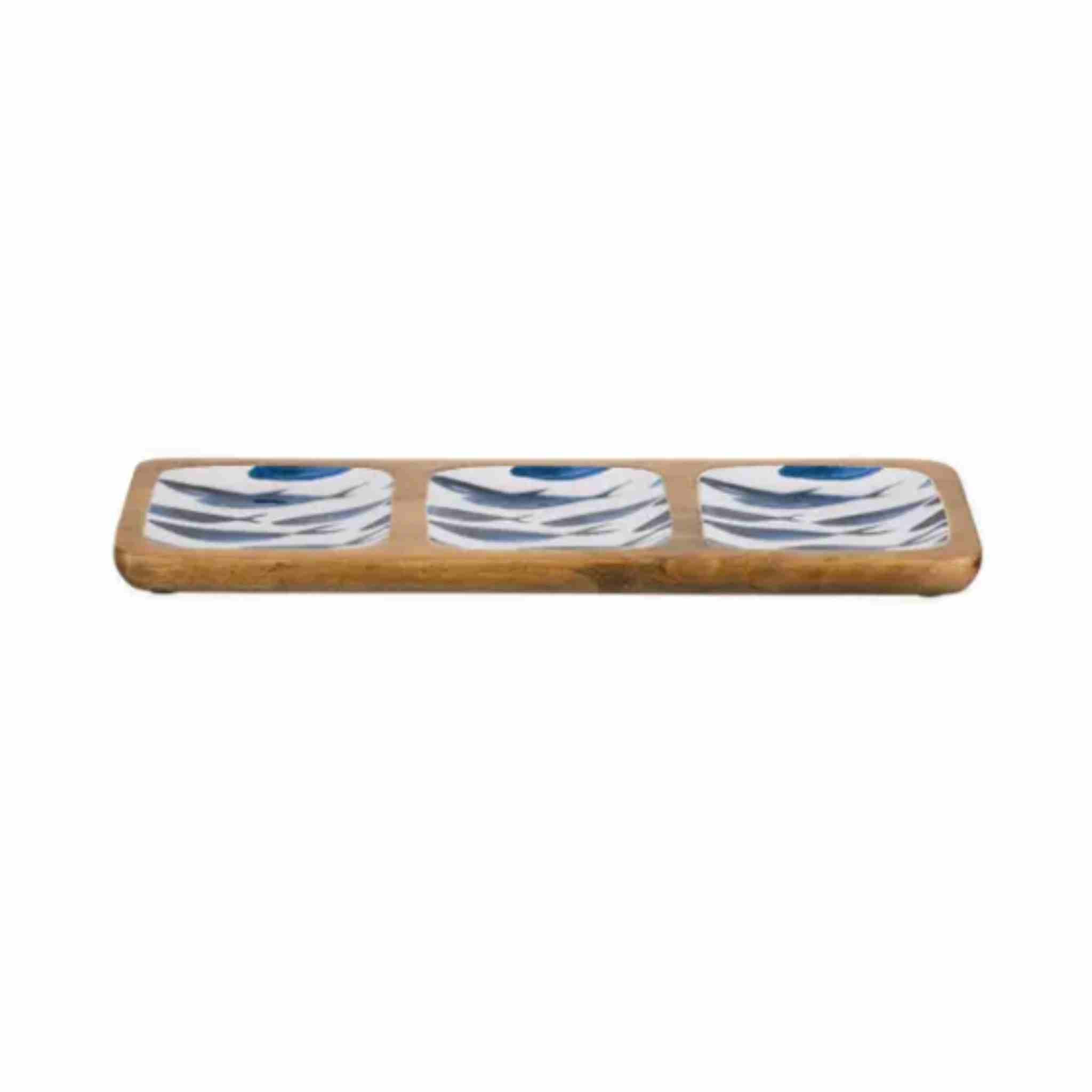 Ocean Fish Three Square's Tray