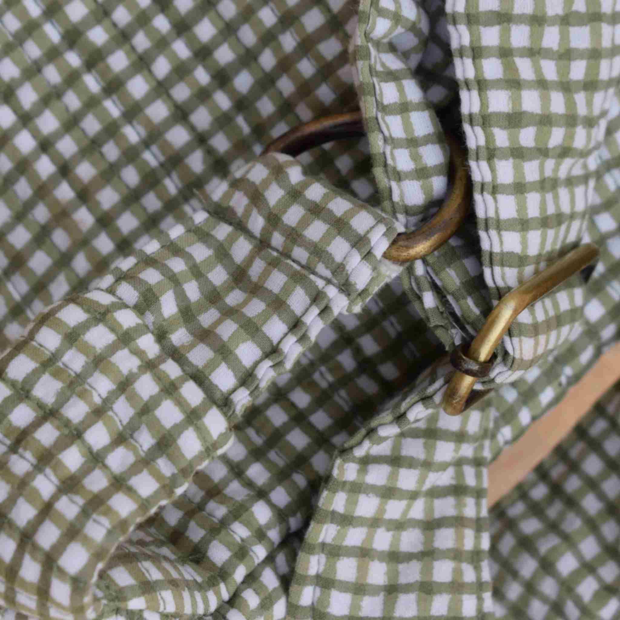 Organic Cotton Bum Bag | Fern Check