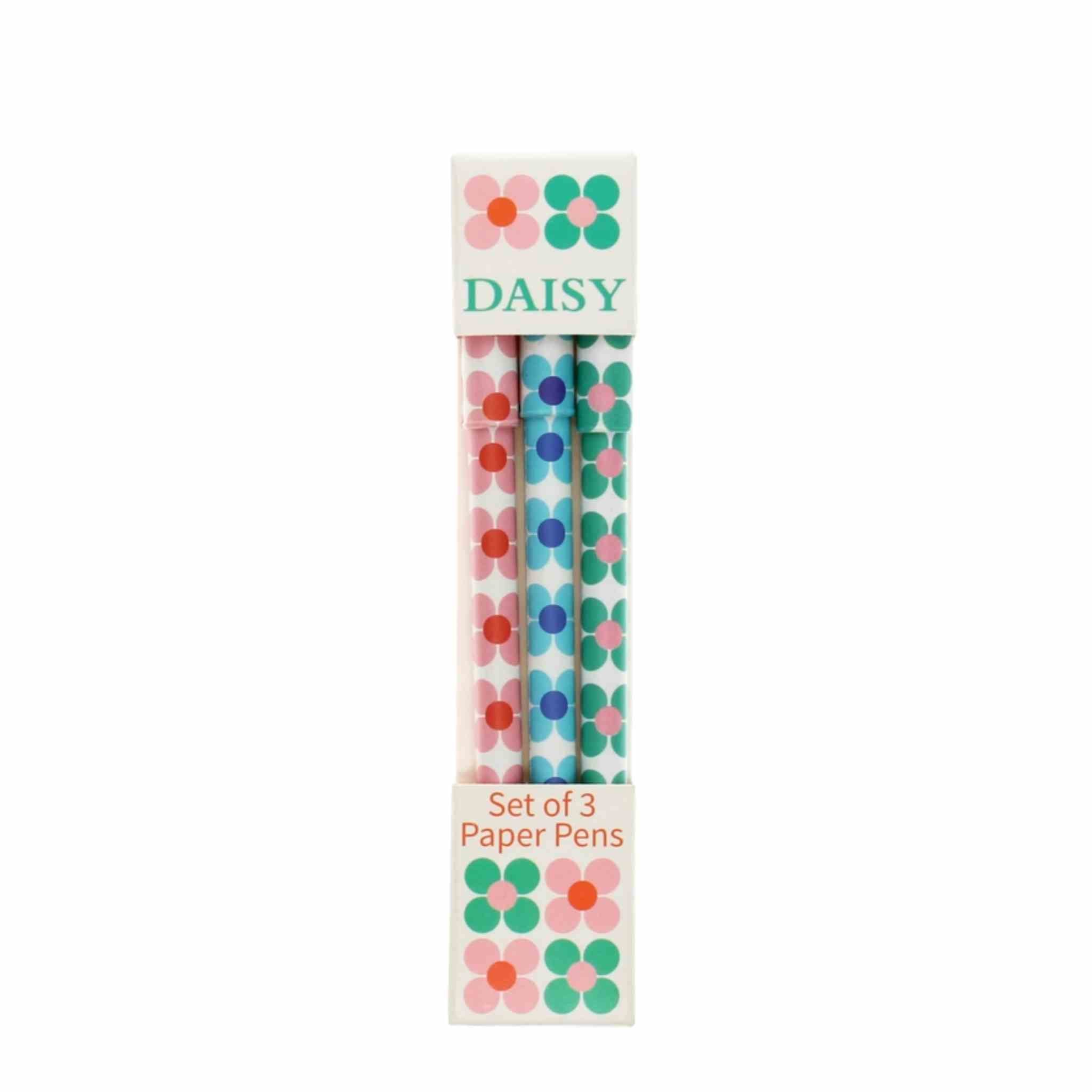 Daisy Paper Ballpoint Pens | Set of 3