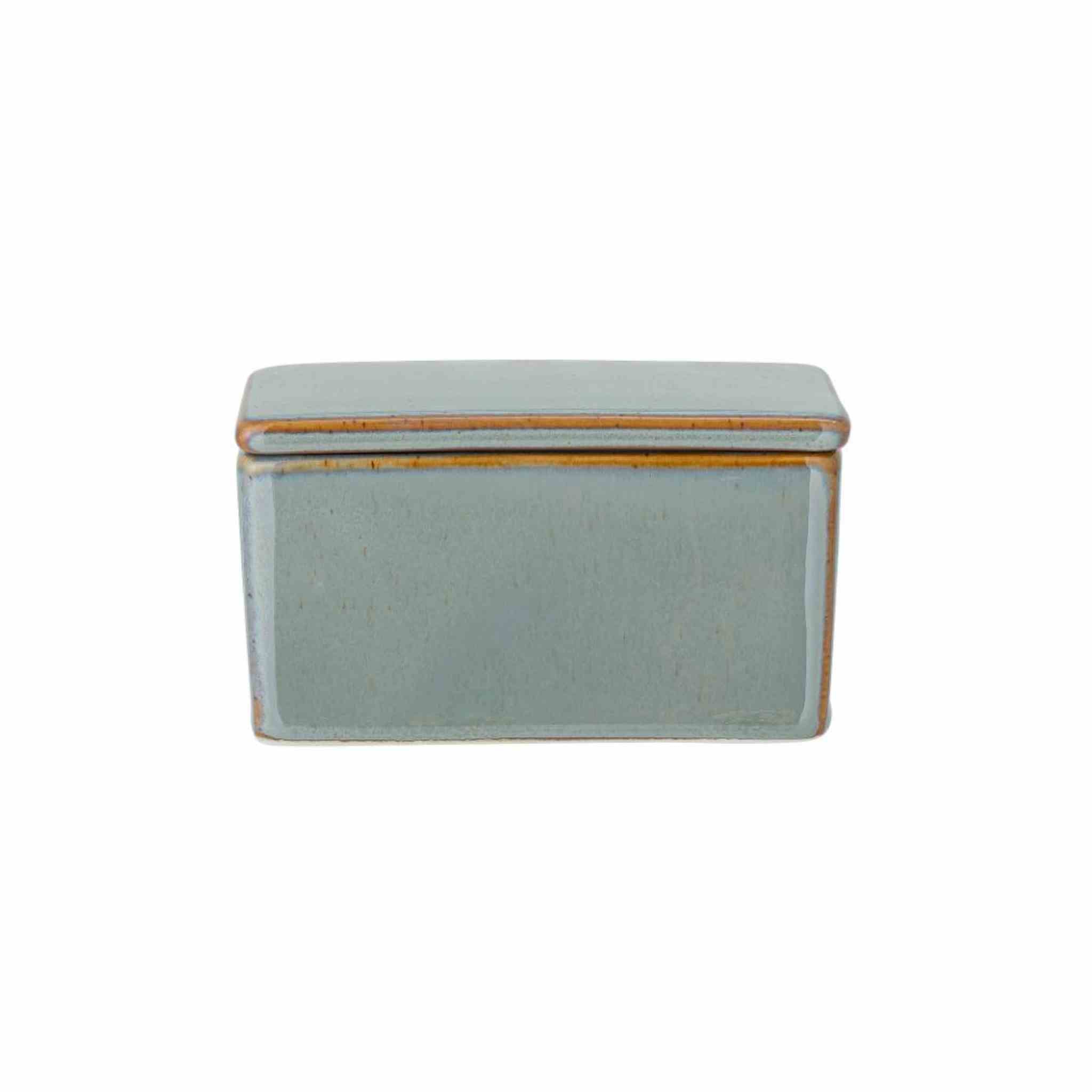 Pixie Butter Box | Green Stoneware