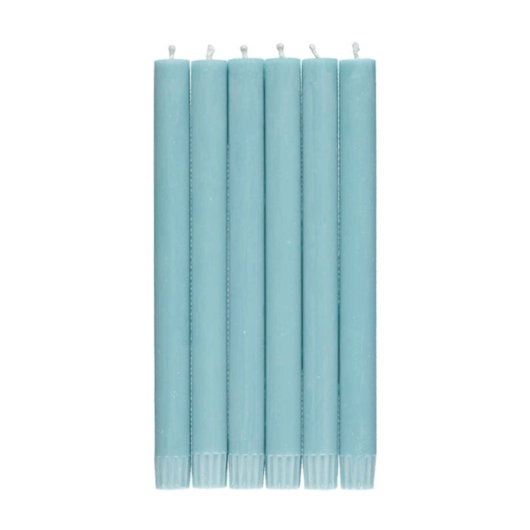 Powder Blue Eco Dinner Candles