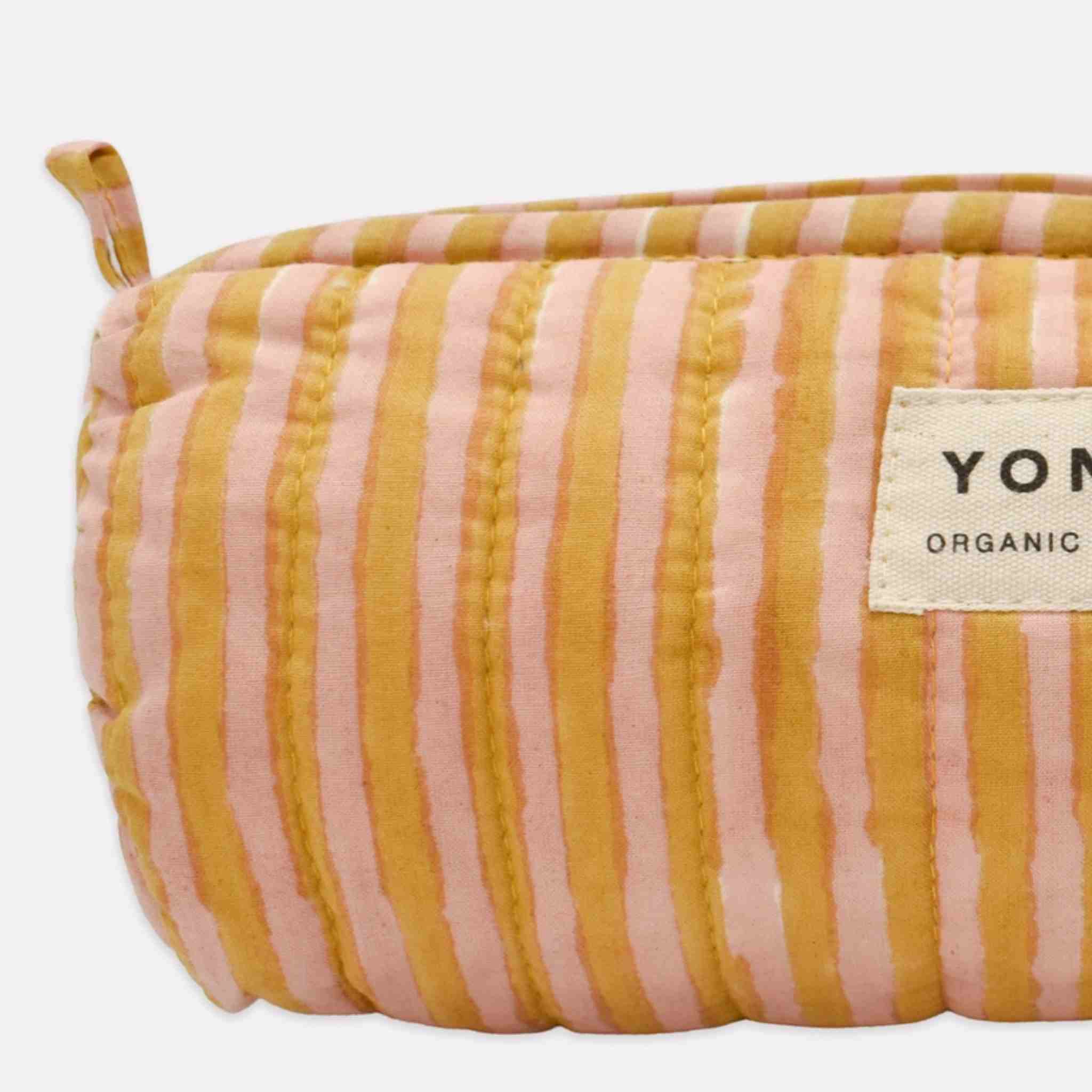 Quilted Barrel Case | Biscuit Candy Stripe