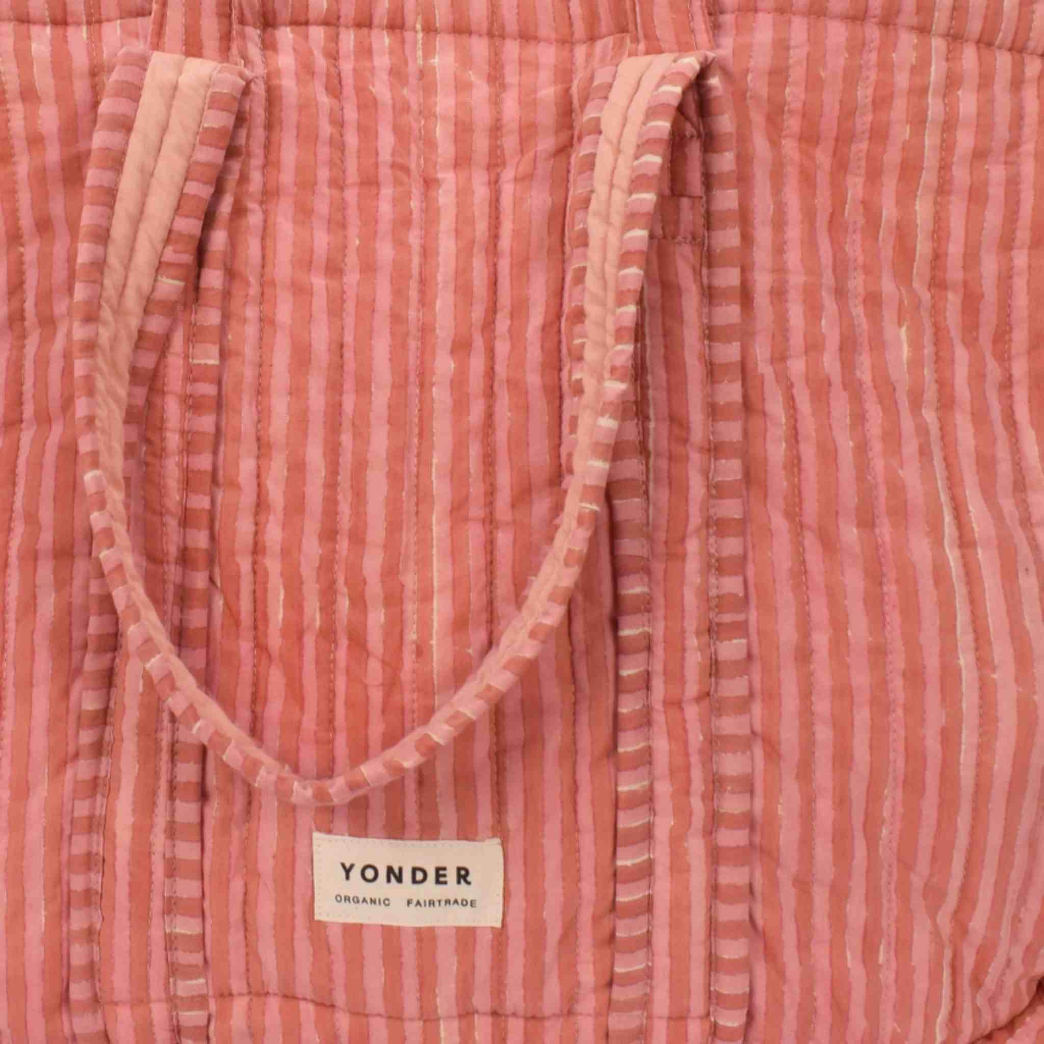 Quilted Carry All | Candy Stripe Rhubarb