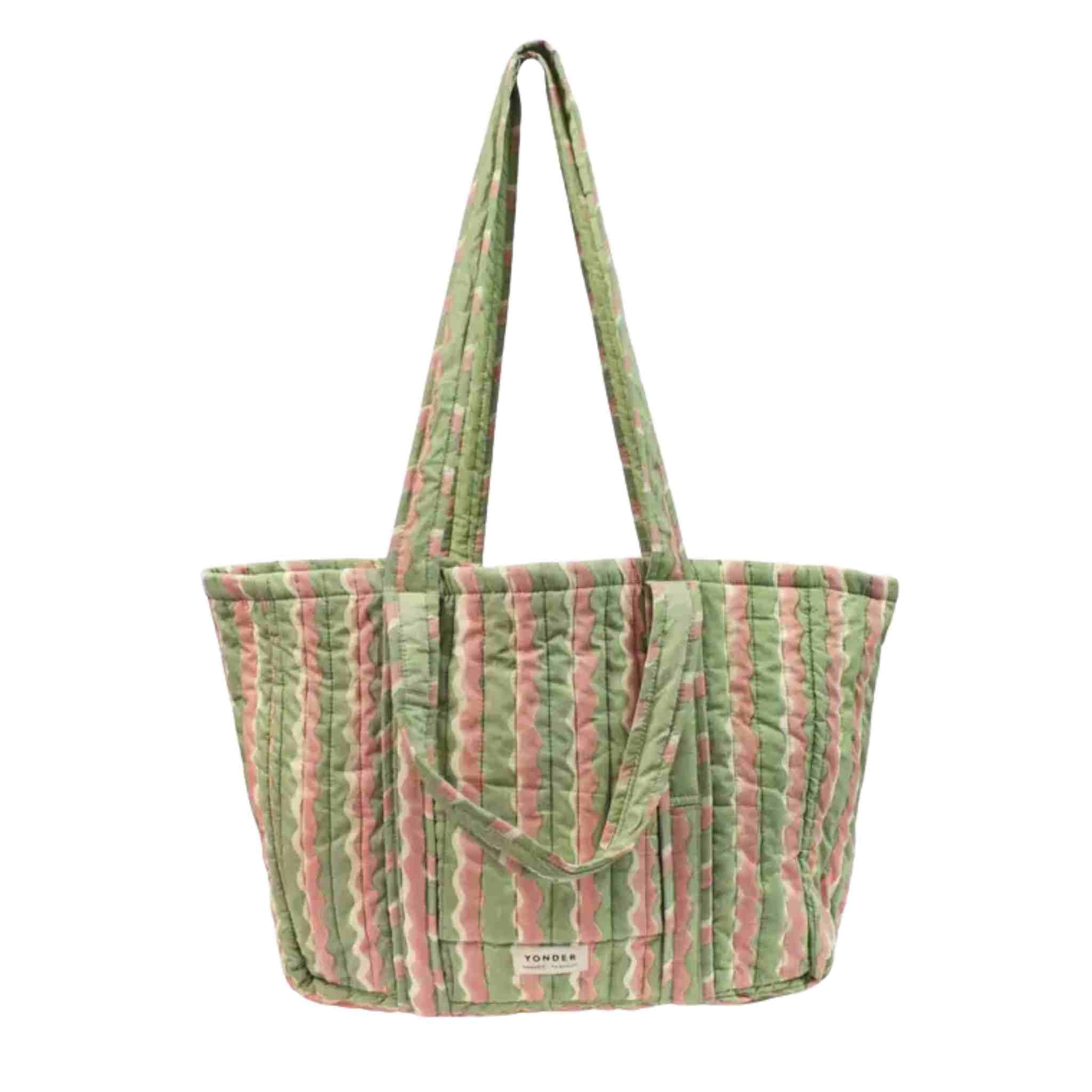 Quilted Carry All | Whirly Mint