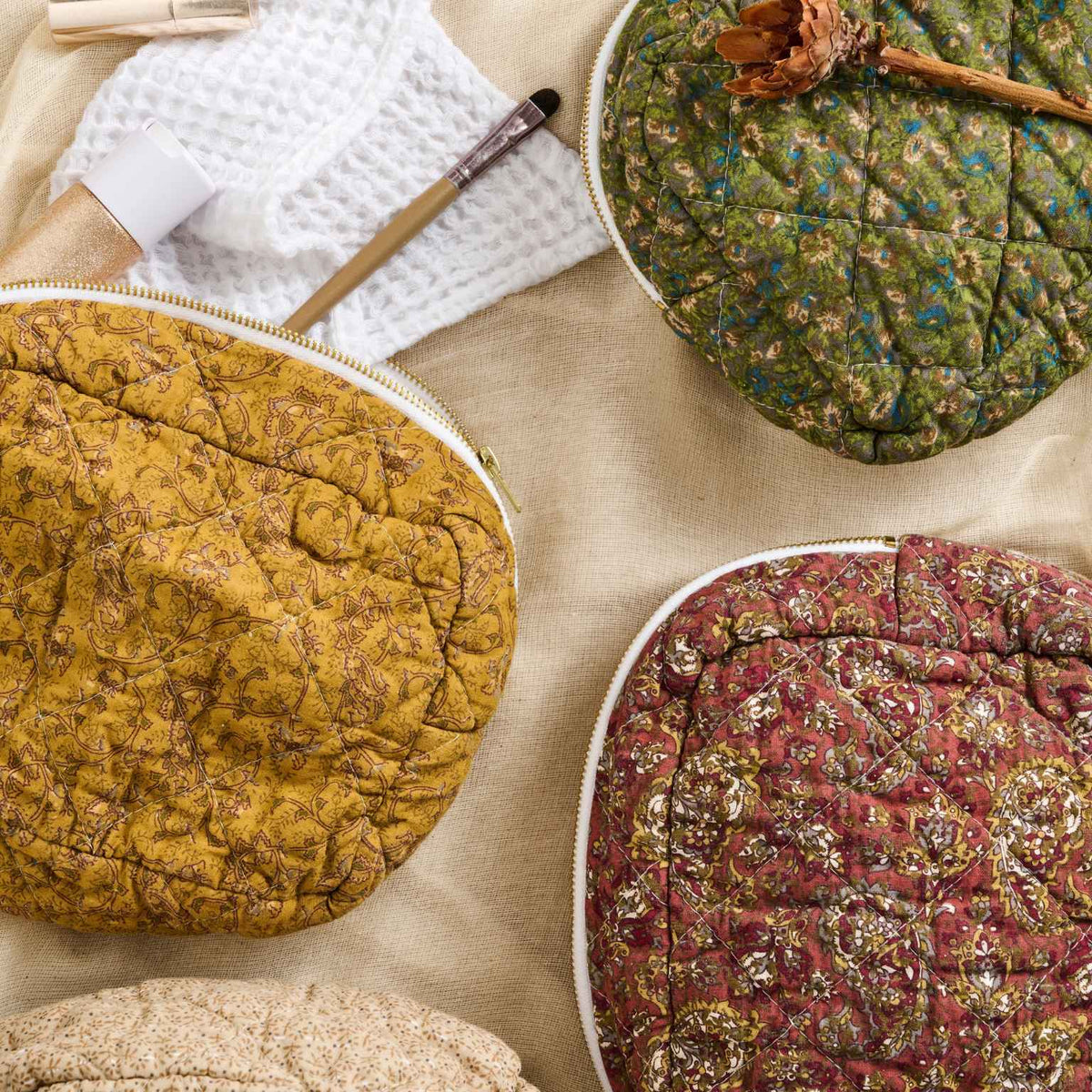 Quilted Toiletry Bag
