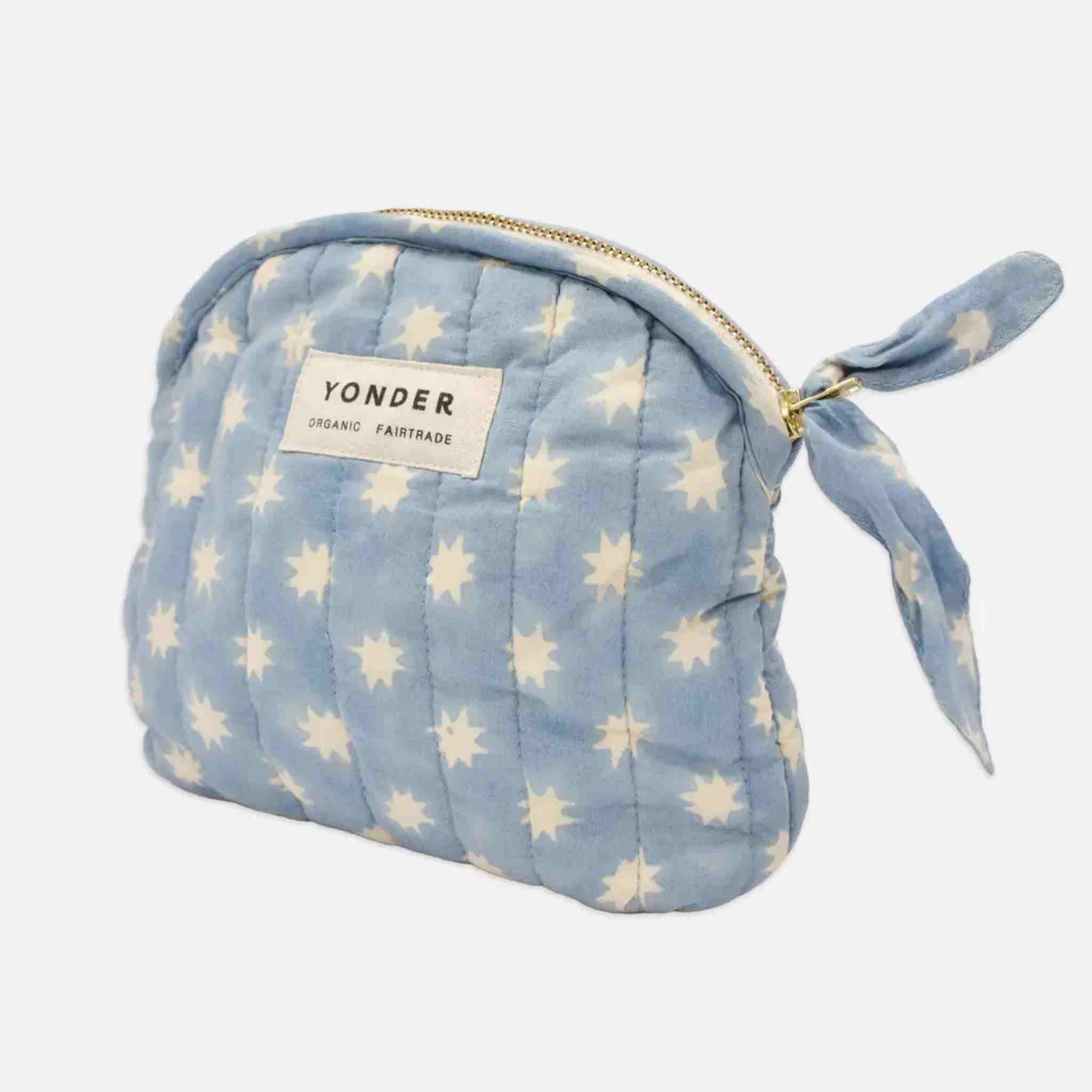 Quilted Zip Pouch | Cosmic Sky